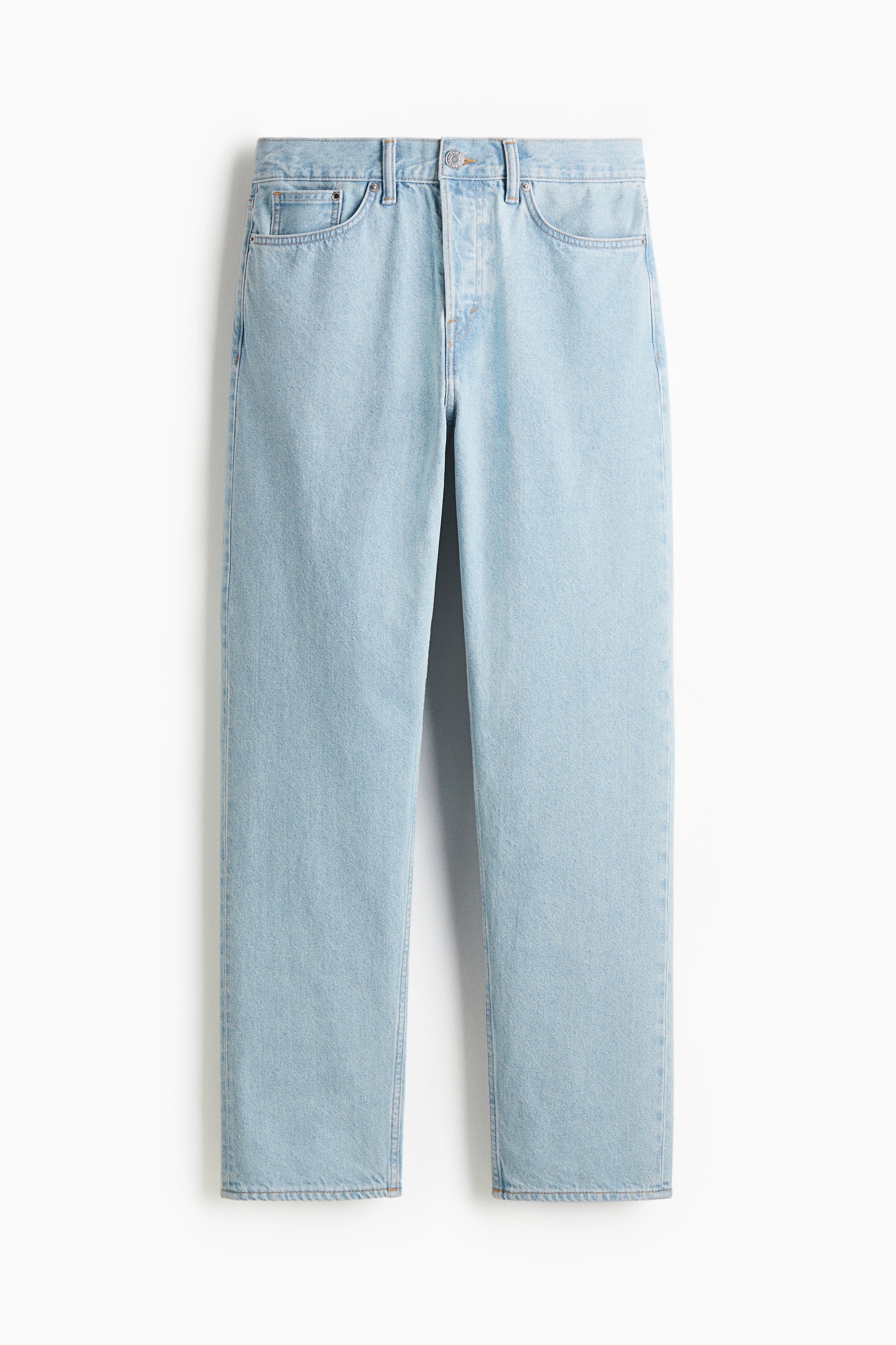Relaxed Jeans - Light denim blue/Black