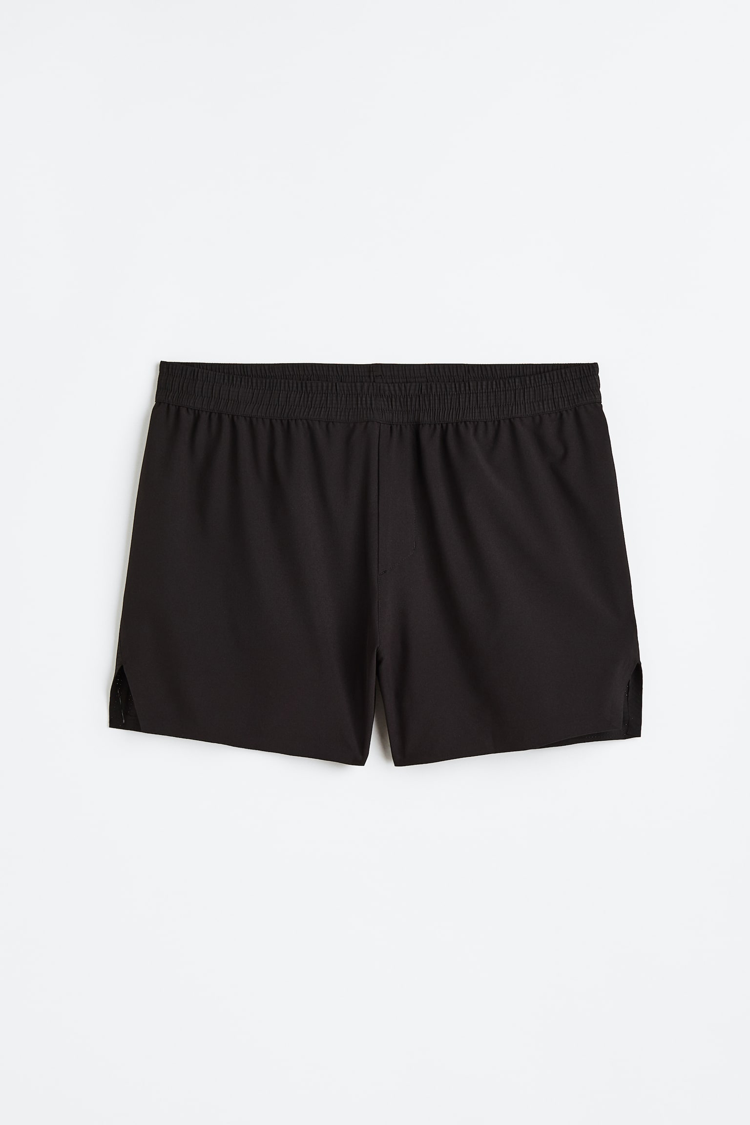 Short running shorts in DryMove™ - Black/Bright blue - 1