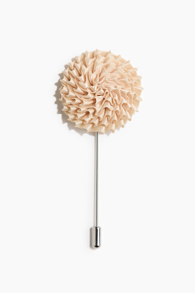 Brooch - Light beige - 1