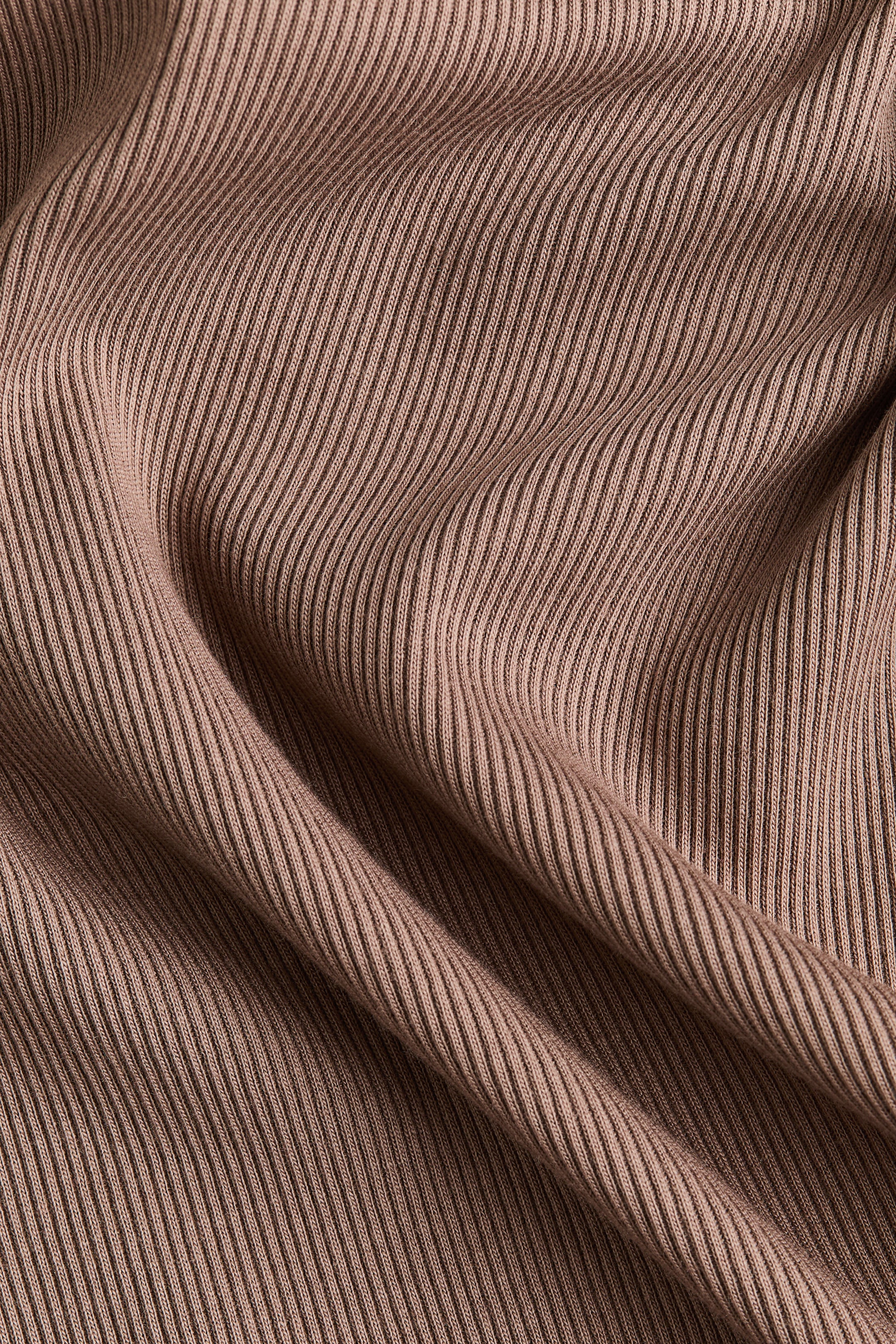 Silk-Blend Mock Turtleneck Top