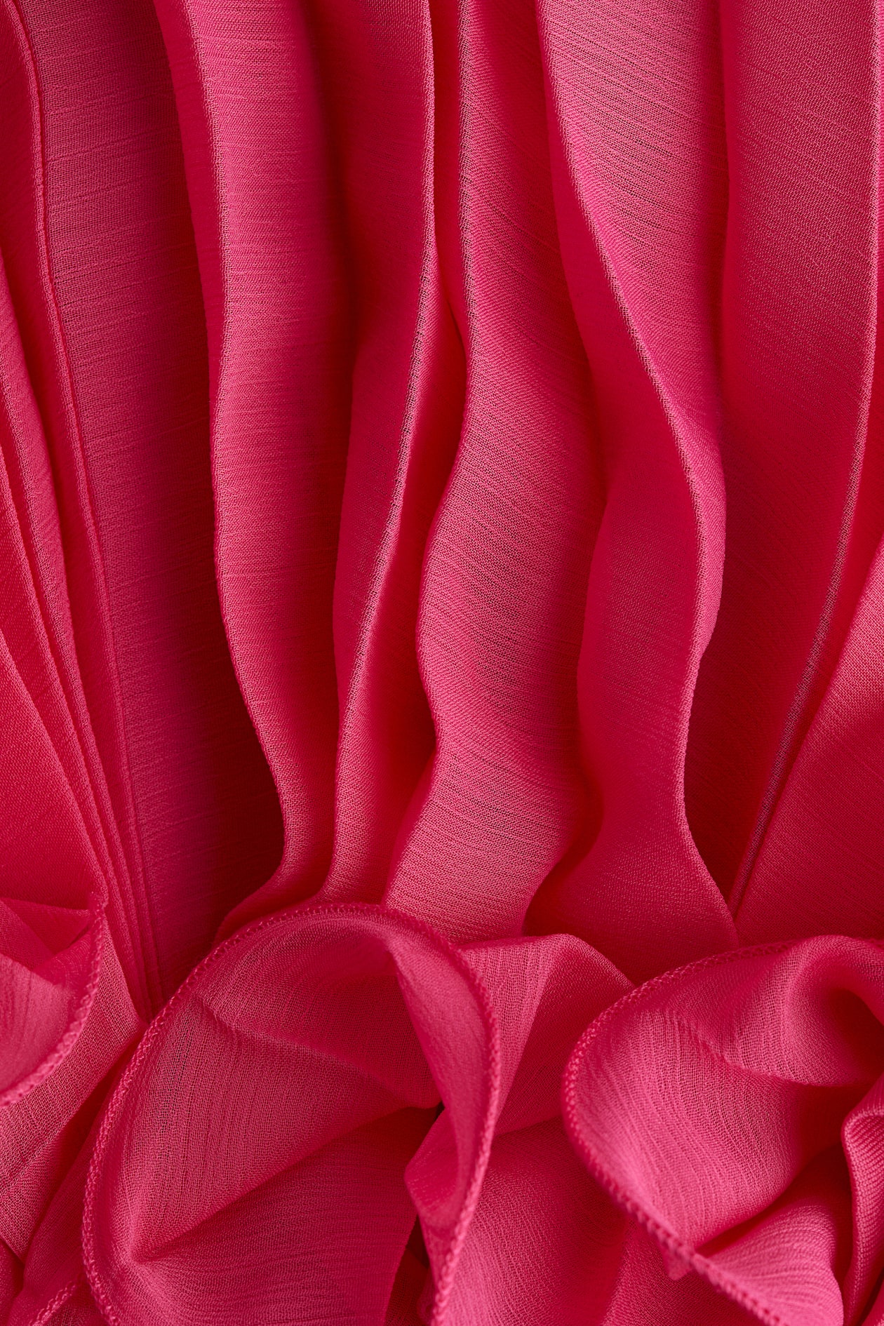 Sheer Pleated Skirt - image 3