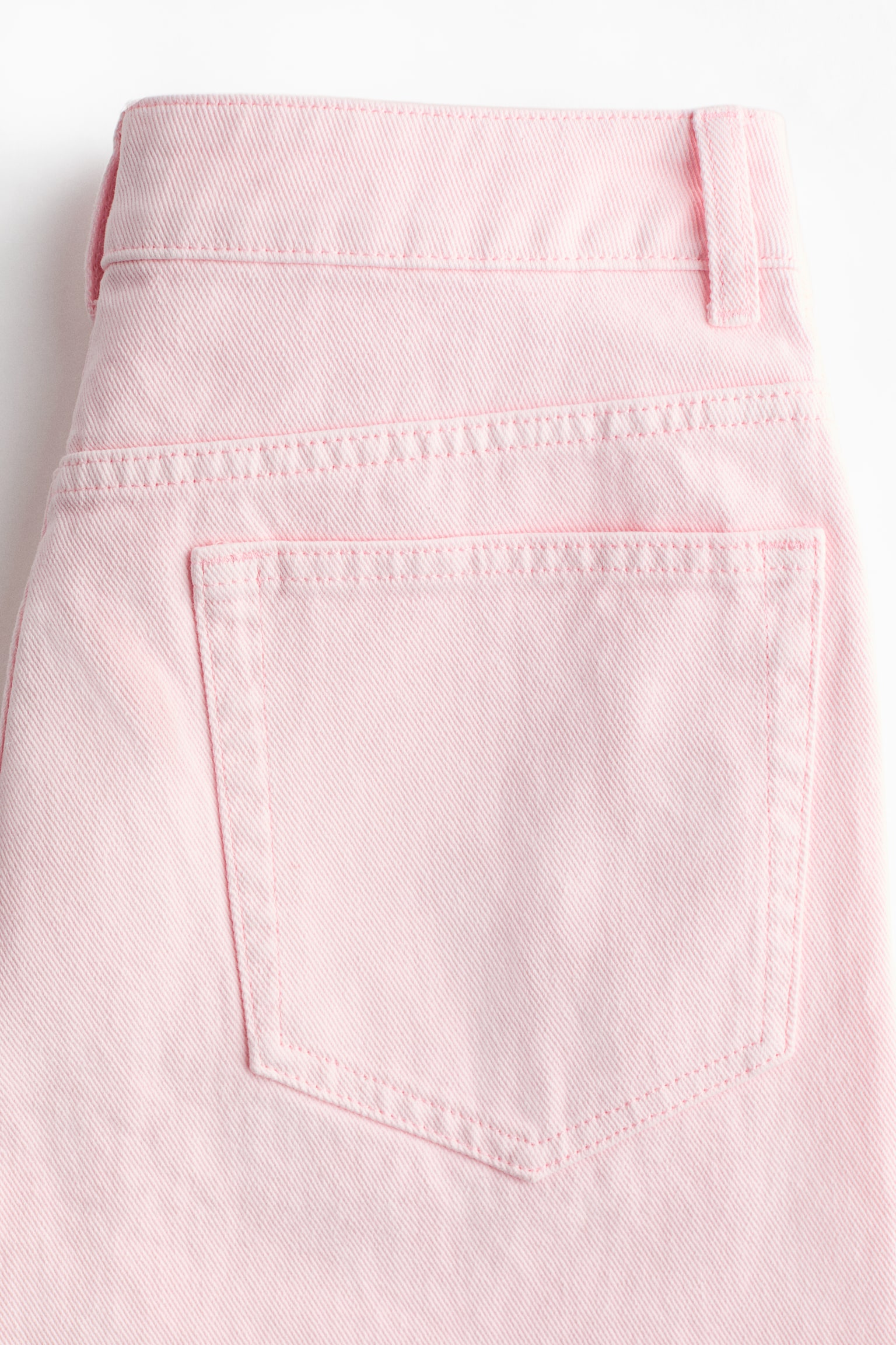 Barrel Leg Low Waist Ankle Jeans - Lys rosa - 4