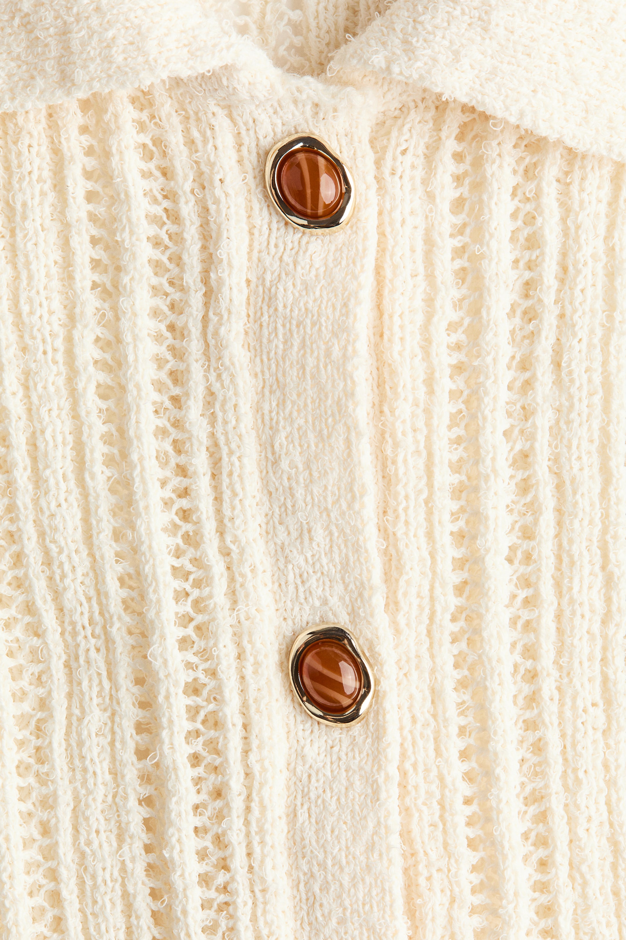 Crochet-Look Shirt