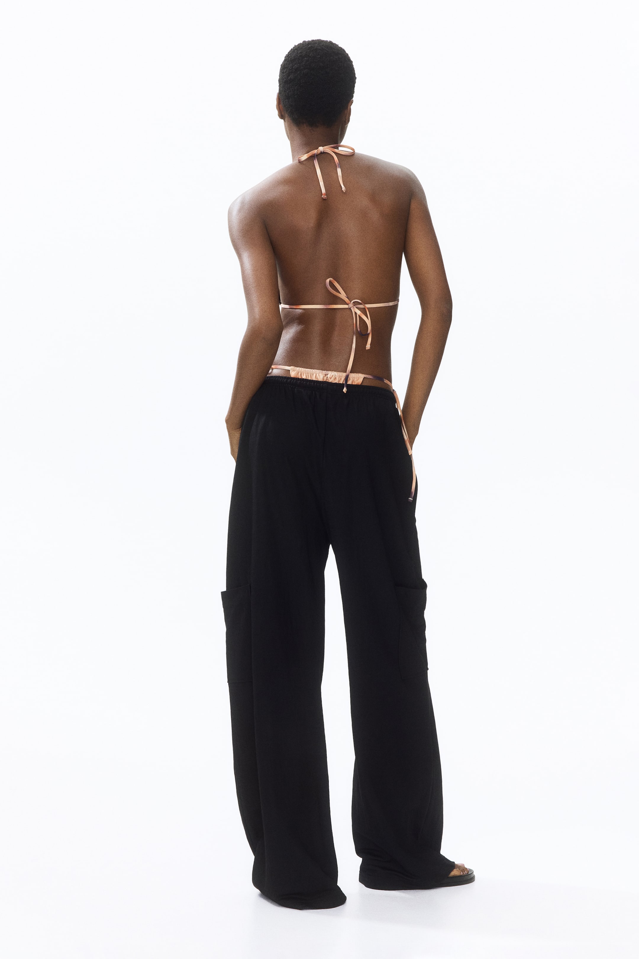Pantalon cargo avec cordon de serrage