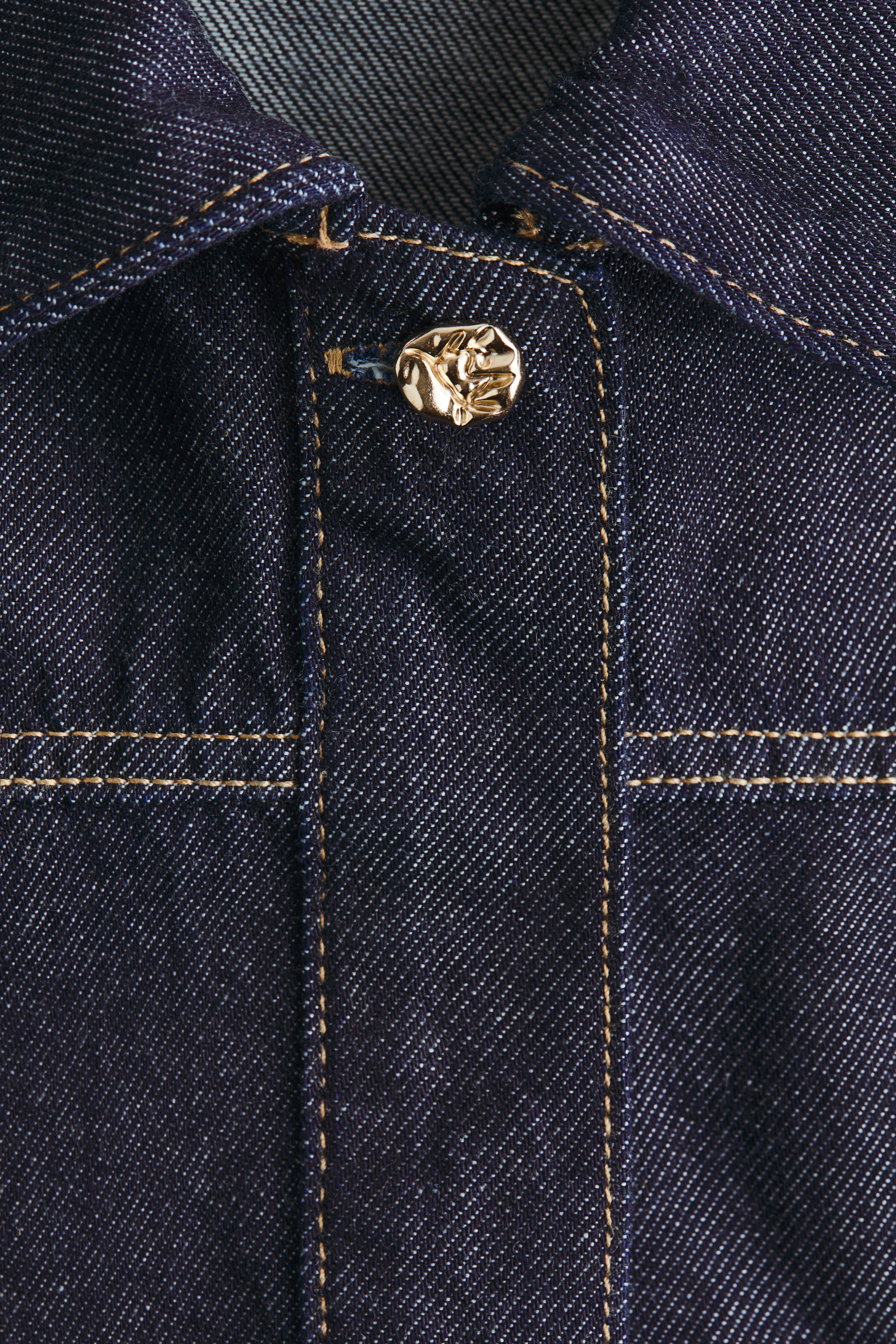 Denim Pullover Shirt