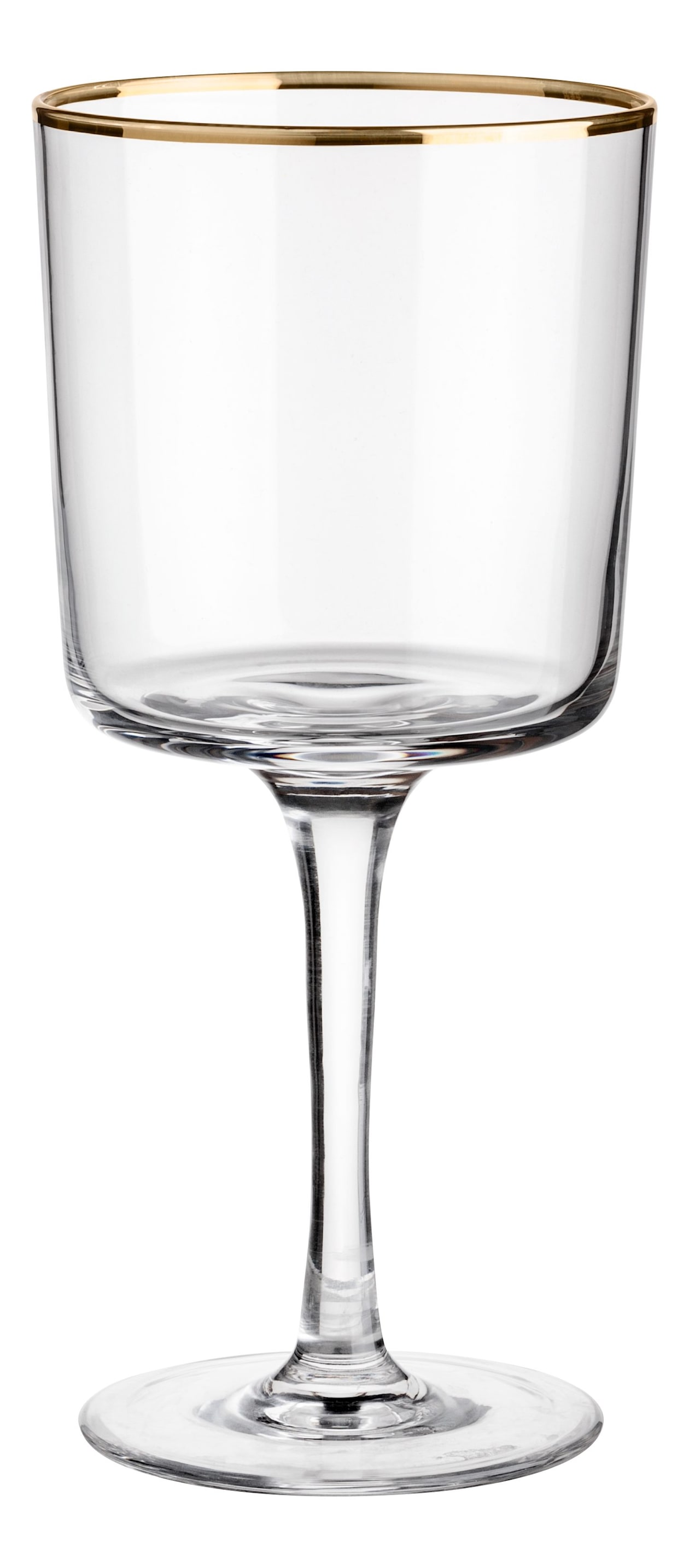 Maverton Verre à Vin Avec Bord Doré Pour L’homme - Verre De 530ml Pour