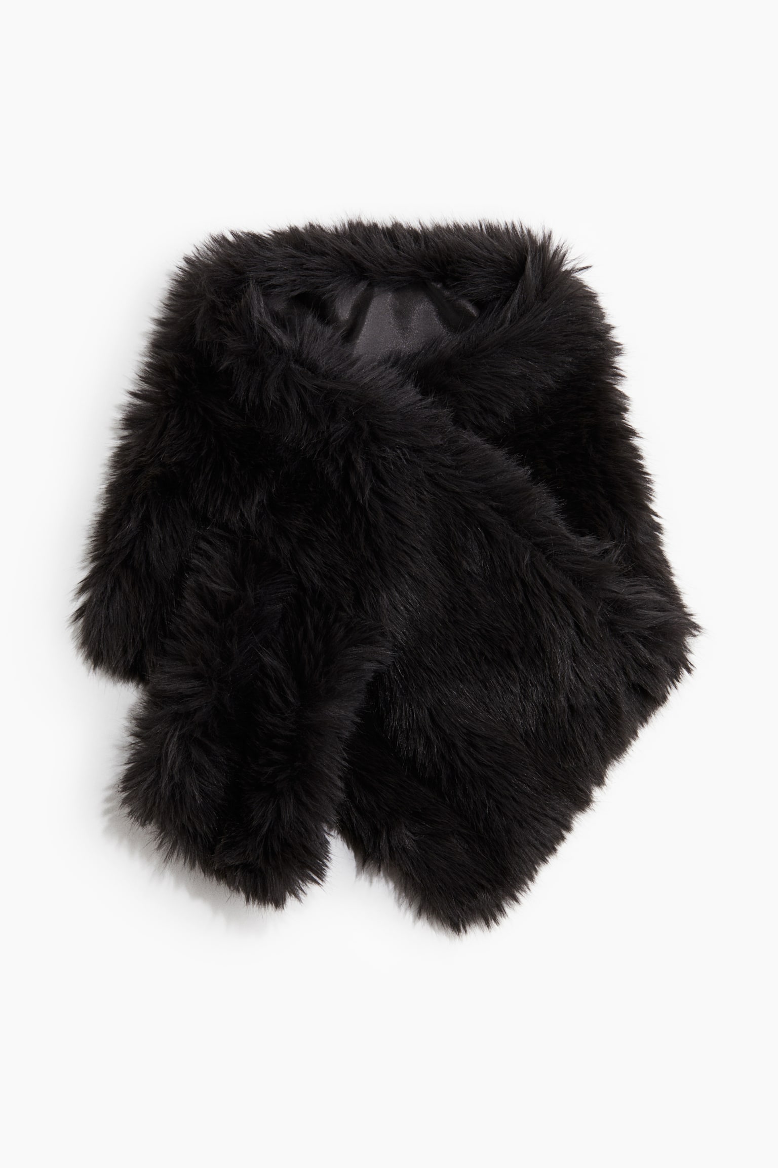 Bufanda con abertura - Gris oscuro/Beige