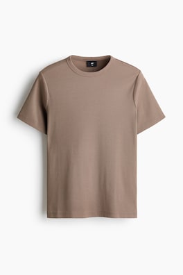 Ribbad T-shirt Slim Fit
