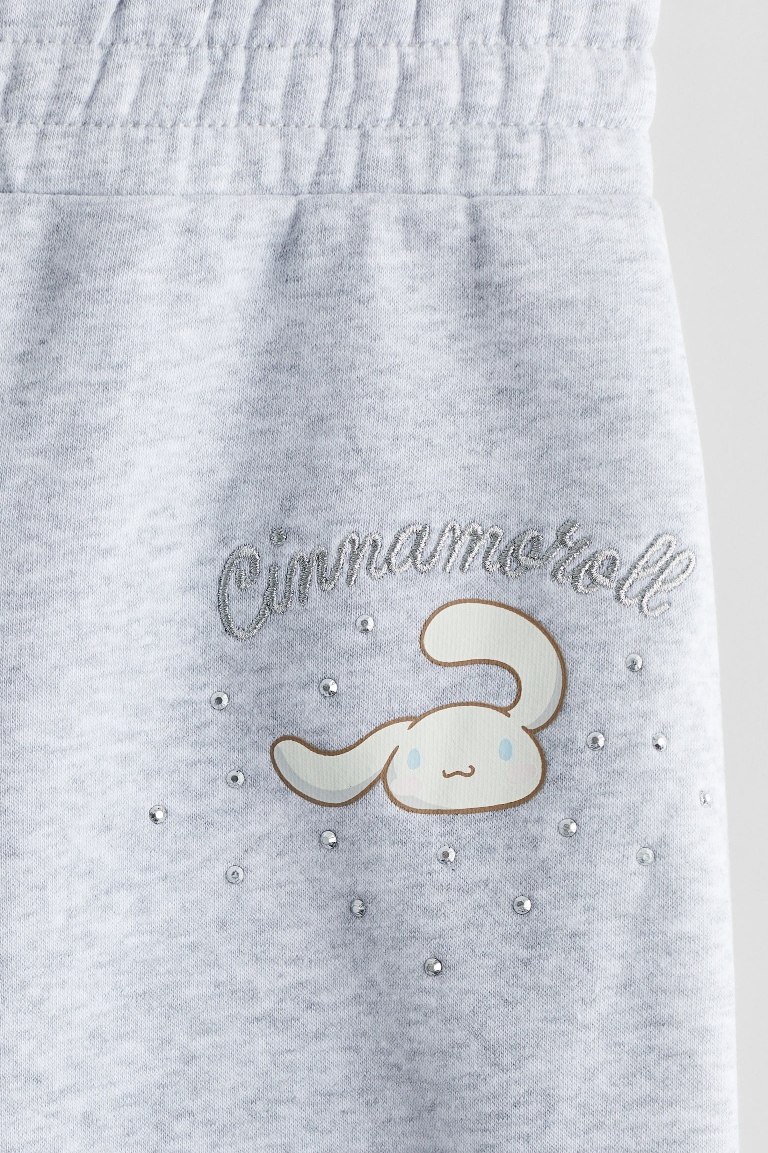 Wide brushed-inside joggers - Light grey marl/Cinnamoroll/Cream/Snoopy/Purple/SmileyWorld®/Light blue/Pompompurin/Dark grey/SmileyWorld® - 3