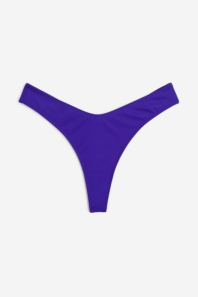 Tanga bikini bottoms - Dark purple/Black - 2