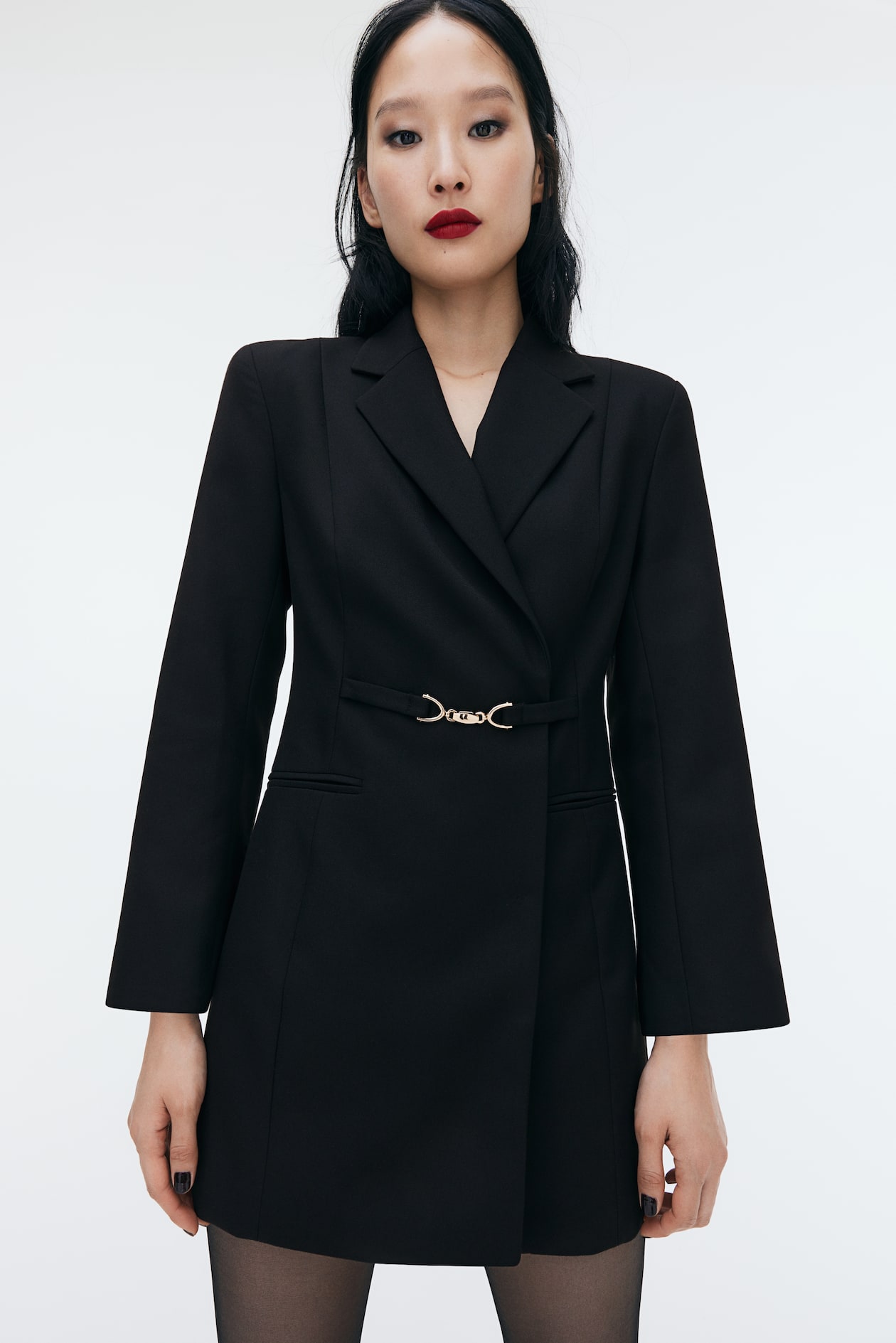 Abito-blazer in twill Nero DONNA H&M IT