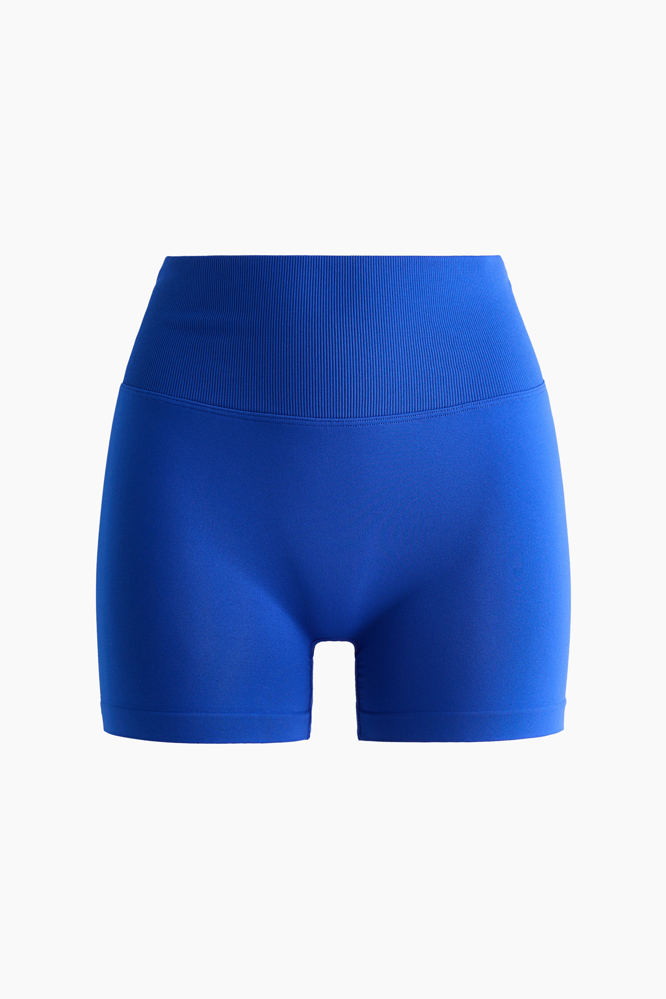 Hotpants Seamless Scrunch con DryMove™ - Azul cobalto/Chocolate mocha/Negro
