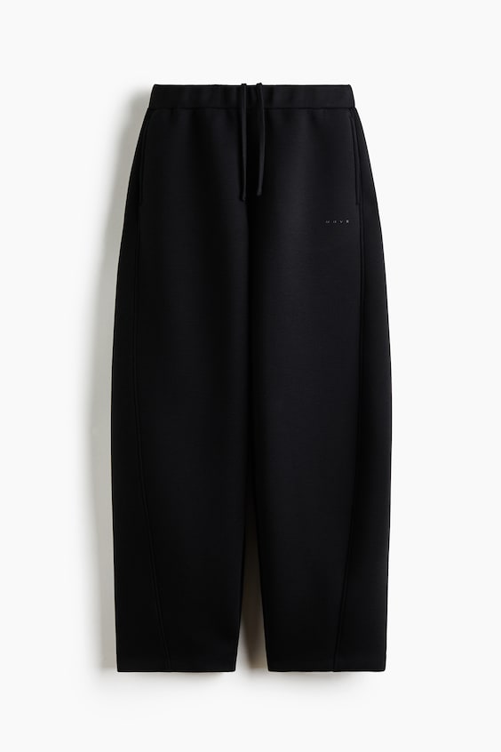 Женские брюки H&M Move Sports Scuba, цвет: Чёрный