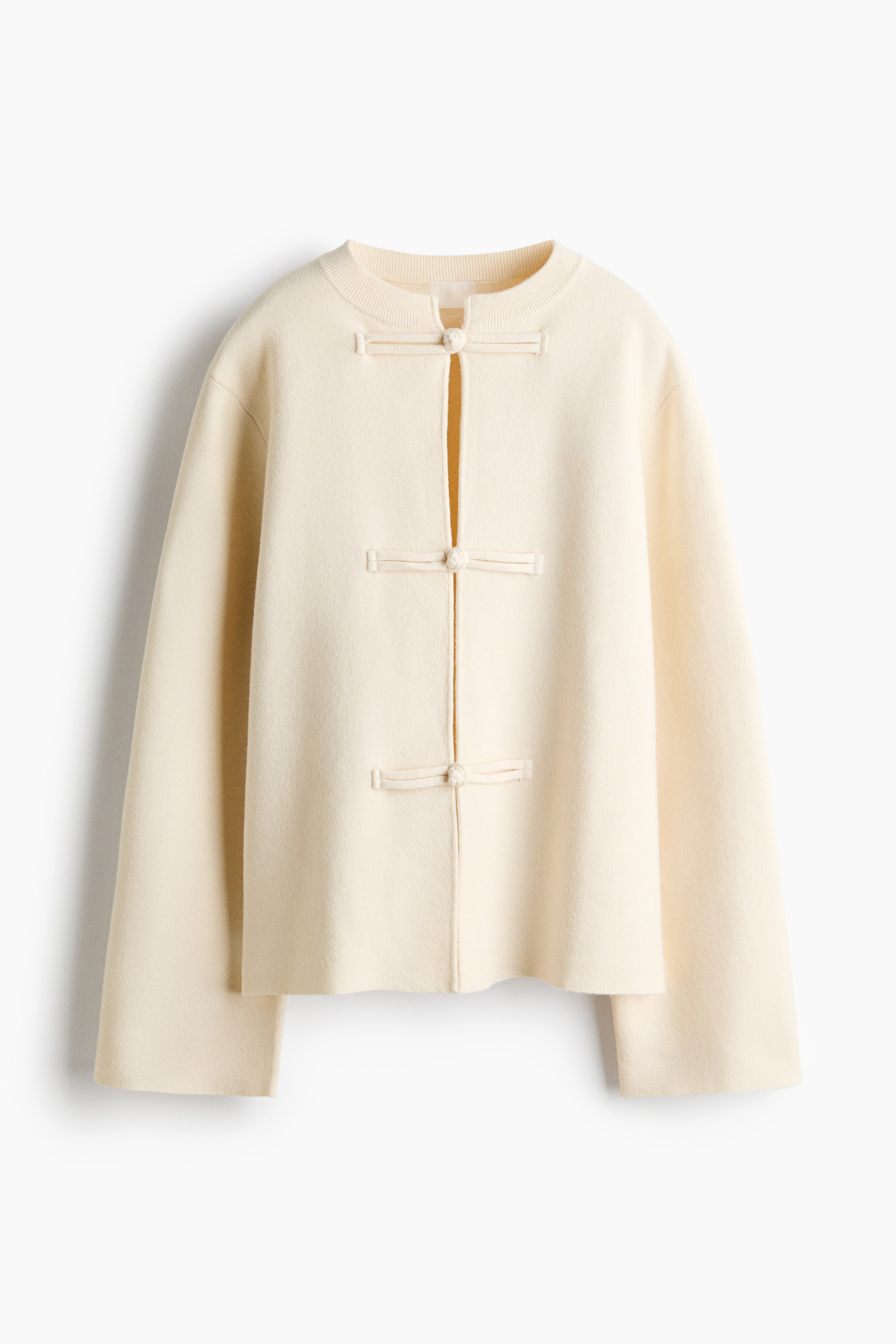 View larger image: Knot-button cardigan - Cream - Ladies | H&M 1