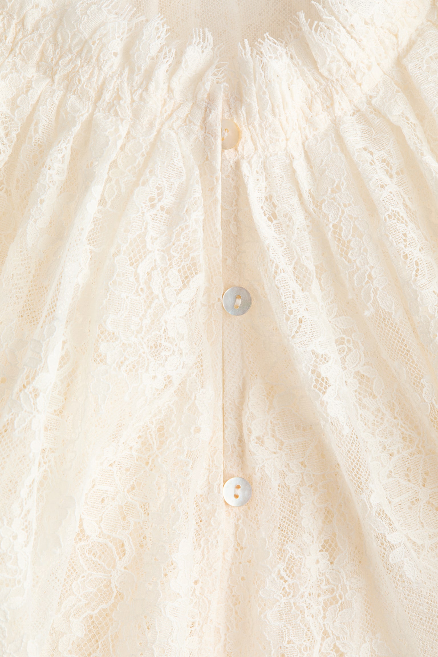 Lace top - White - 4
