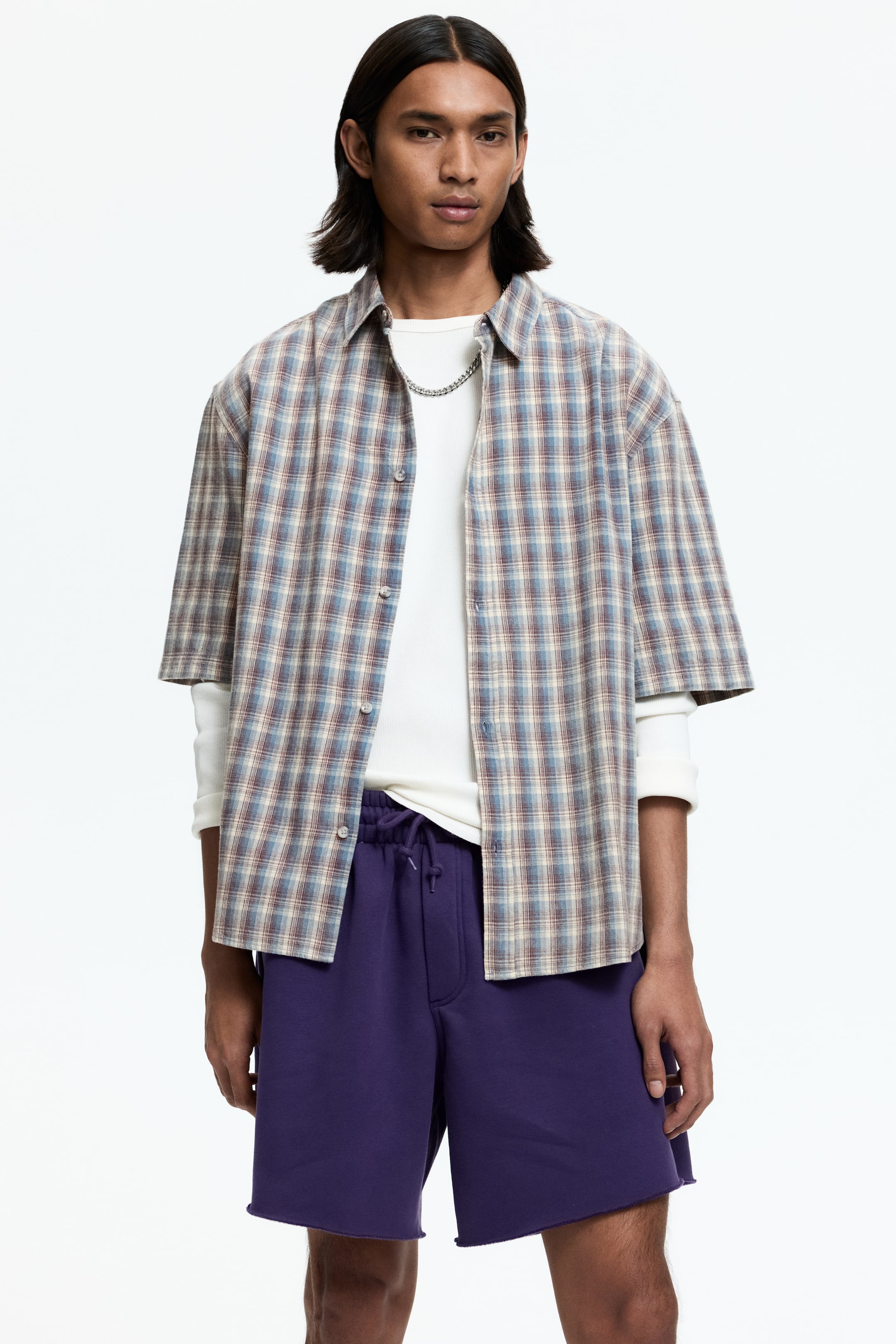 Chemise classique à manches courtes