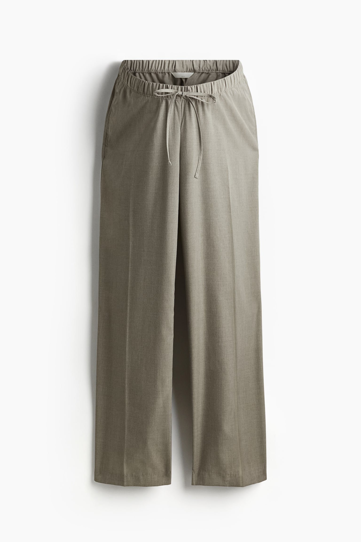 MAMA Before & After Drawstring trousers - Greige/Dark grey - 2