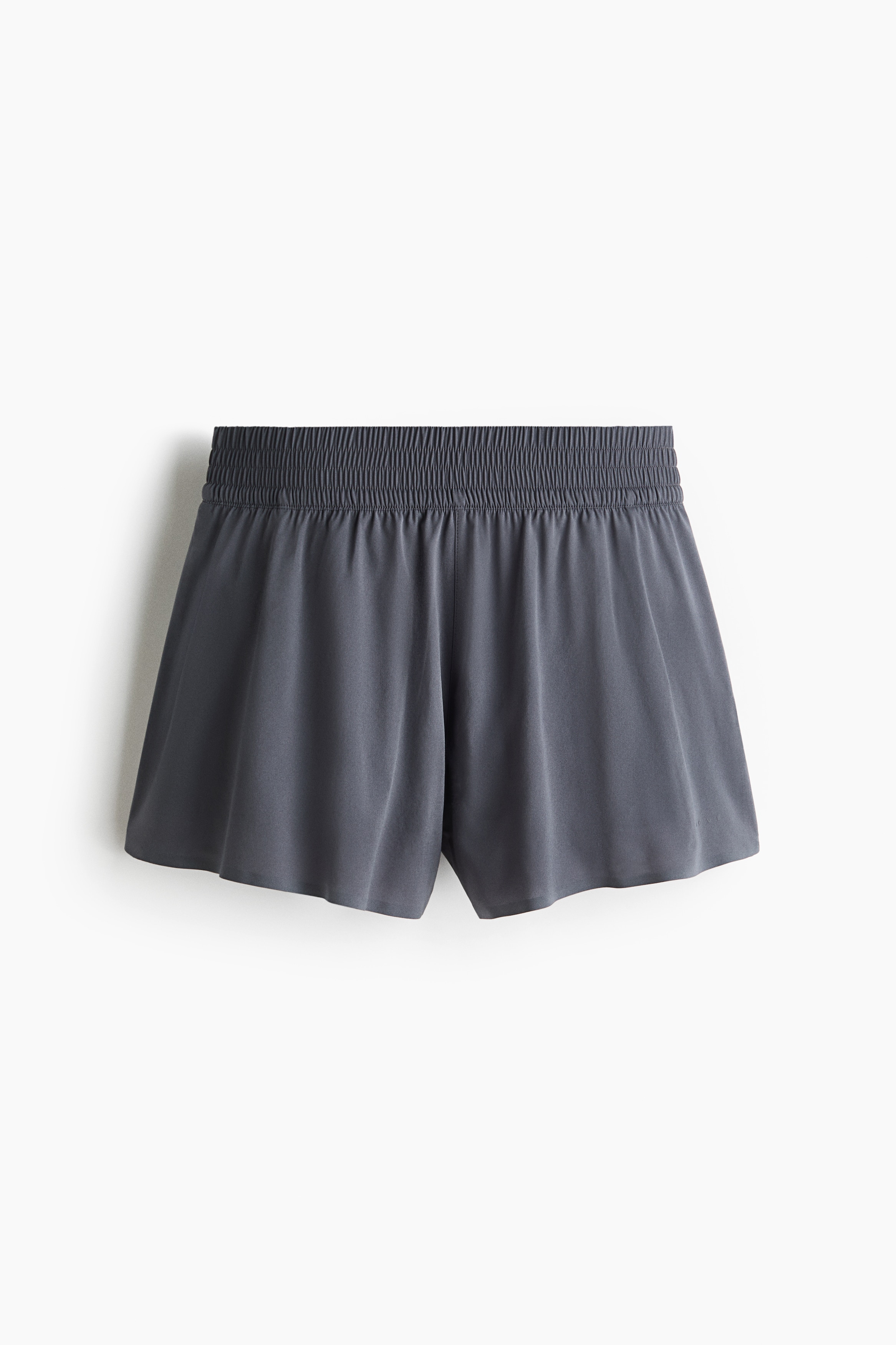 H & M - Doppellagige Sportshorts - Grau - Sportswear