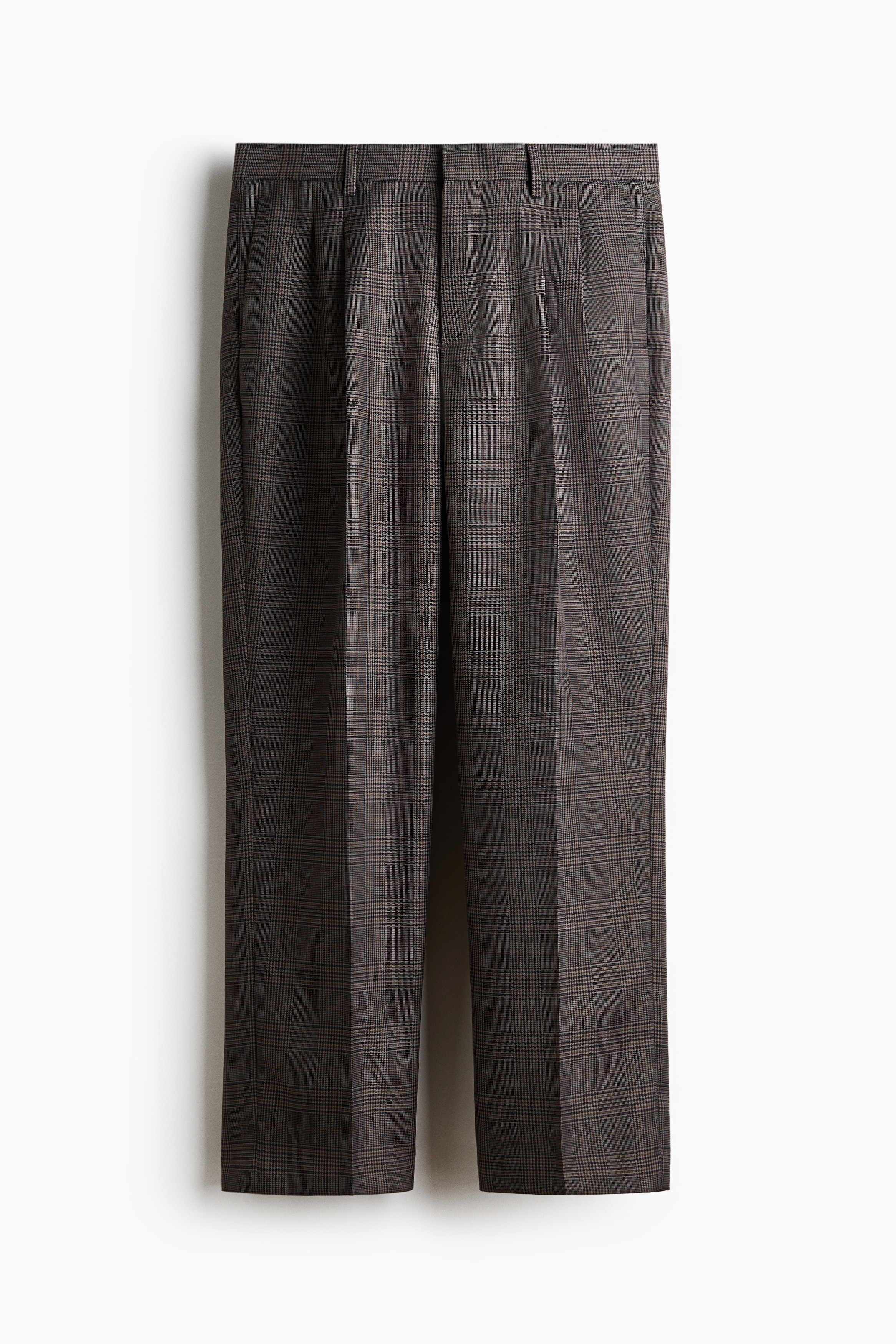 Regular-Fit Suit Pants - Light beige/checked/Black/pinstriped