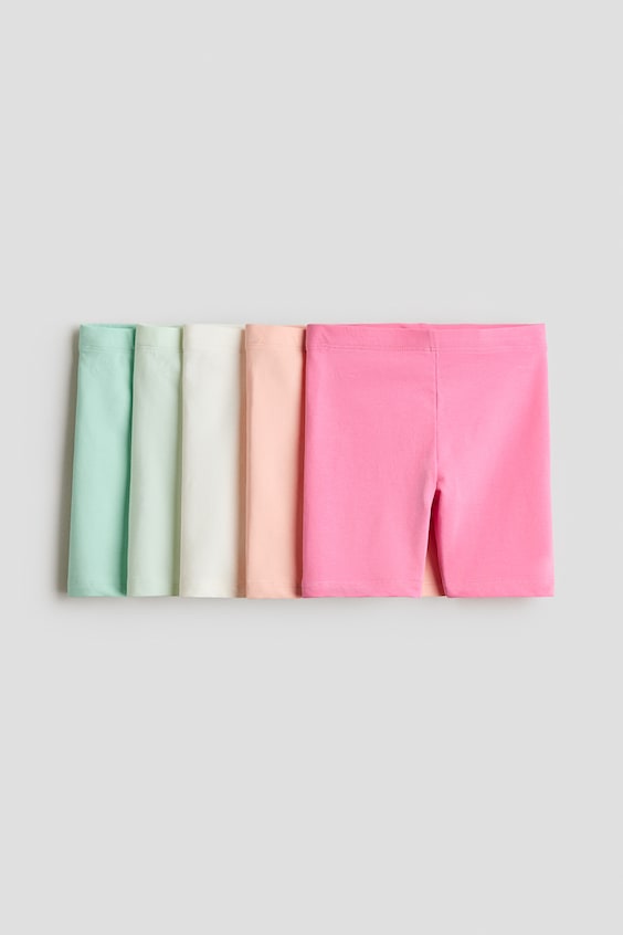Детские шорты H&M 5-Pack Cotton Bike Shorts