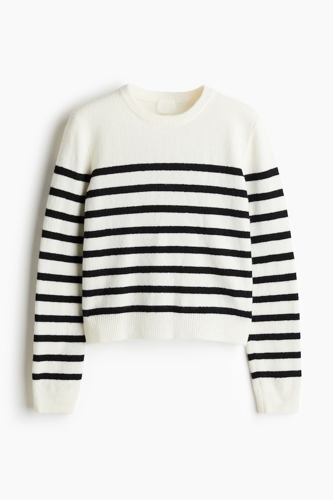 Pull - Écru/rayé - 1