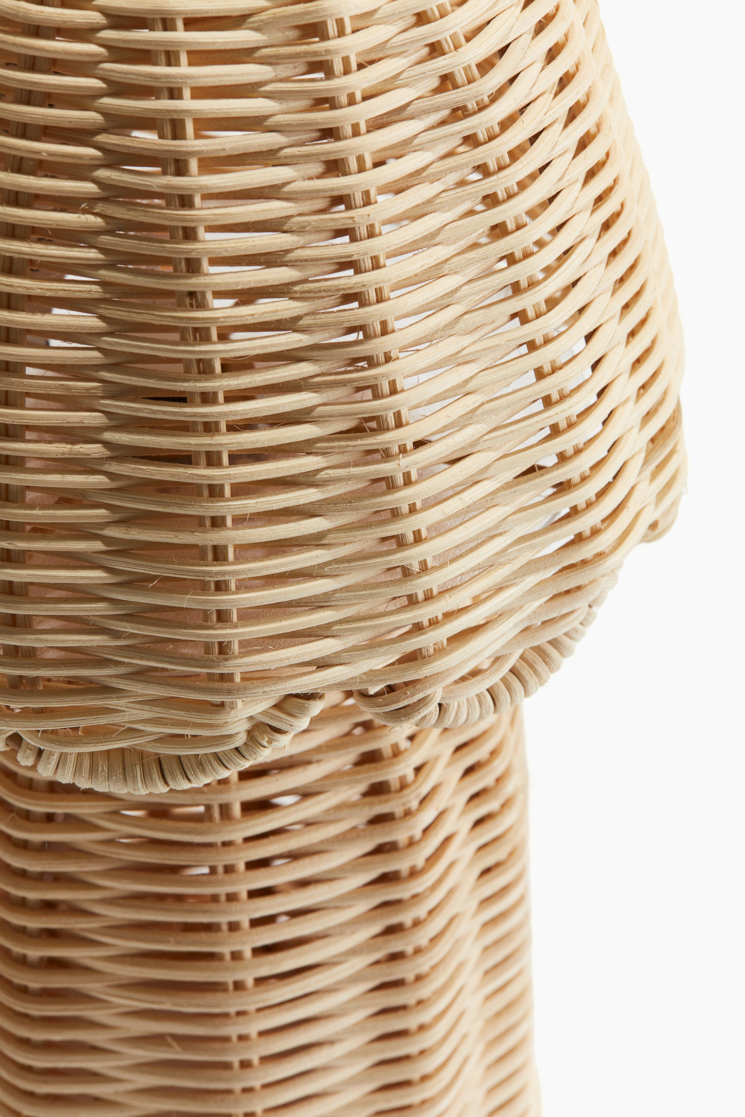 Rattan table lamp - Beige - 3