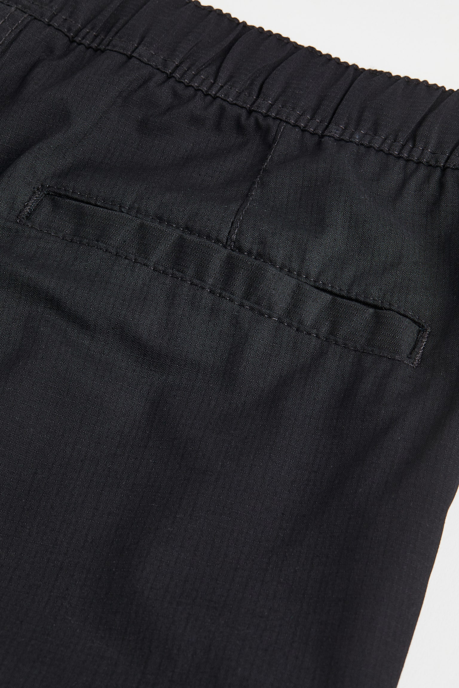 Regular Fit Ripstop Cargo Pants - Black/Grey - 2