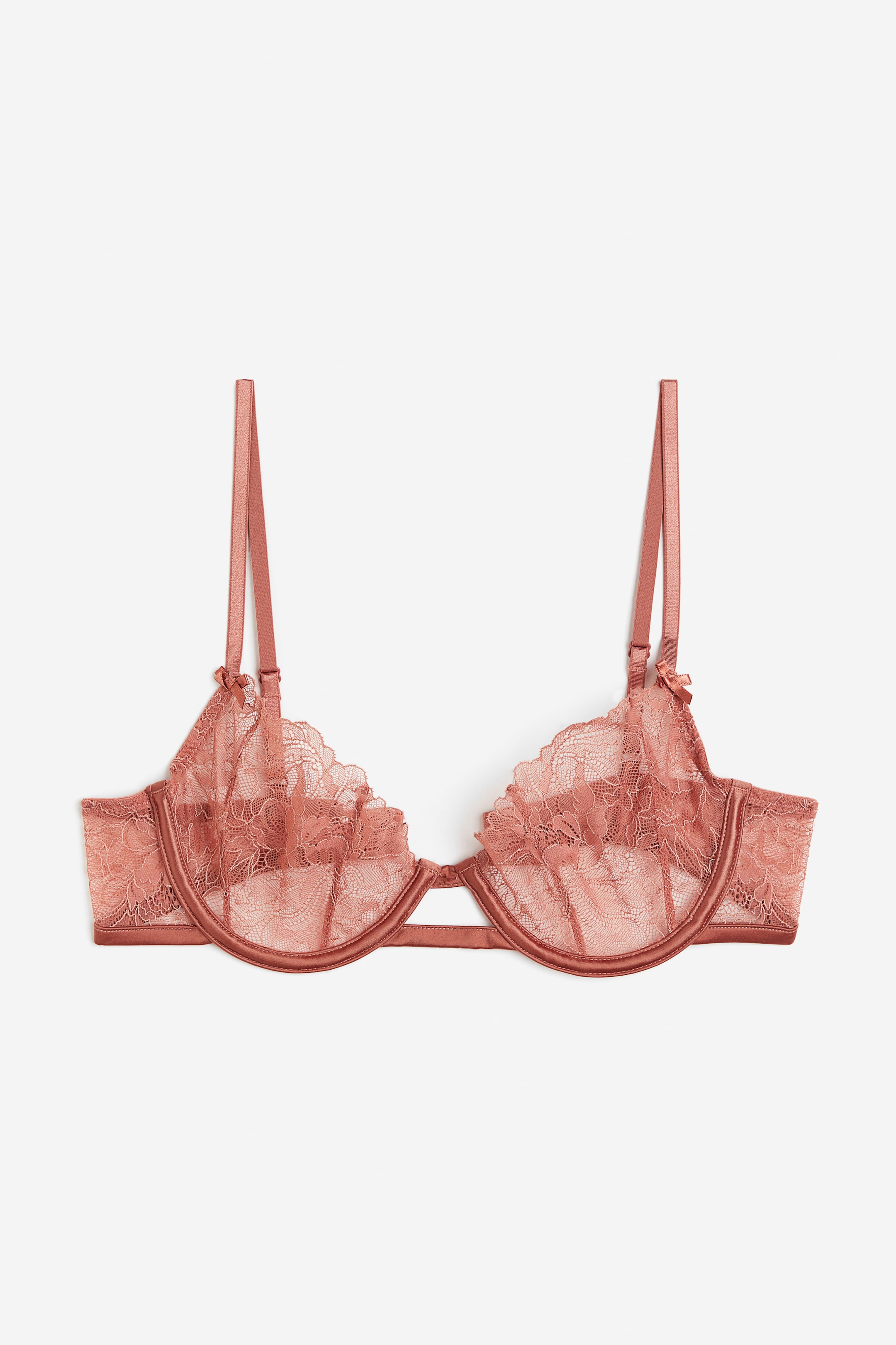 Non-padded Underwire Lace Bra