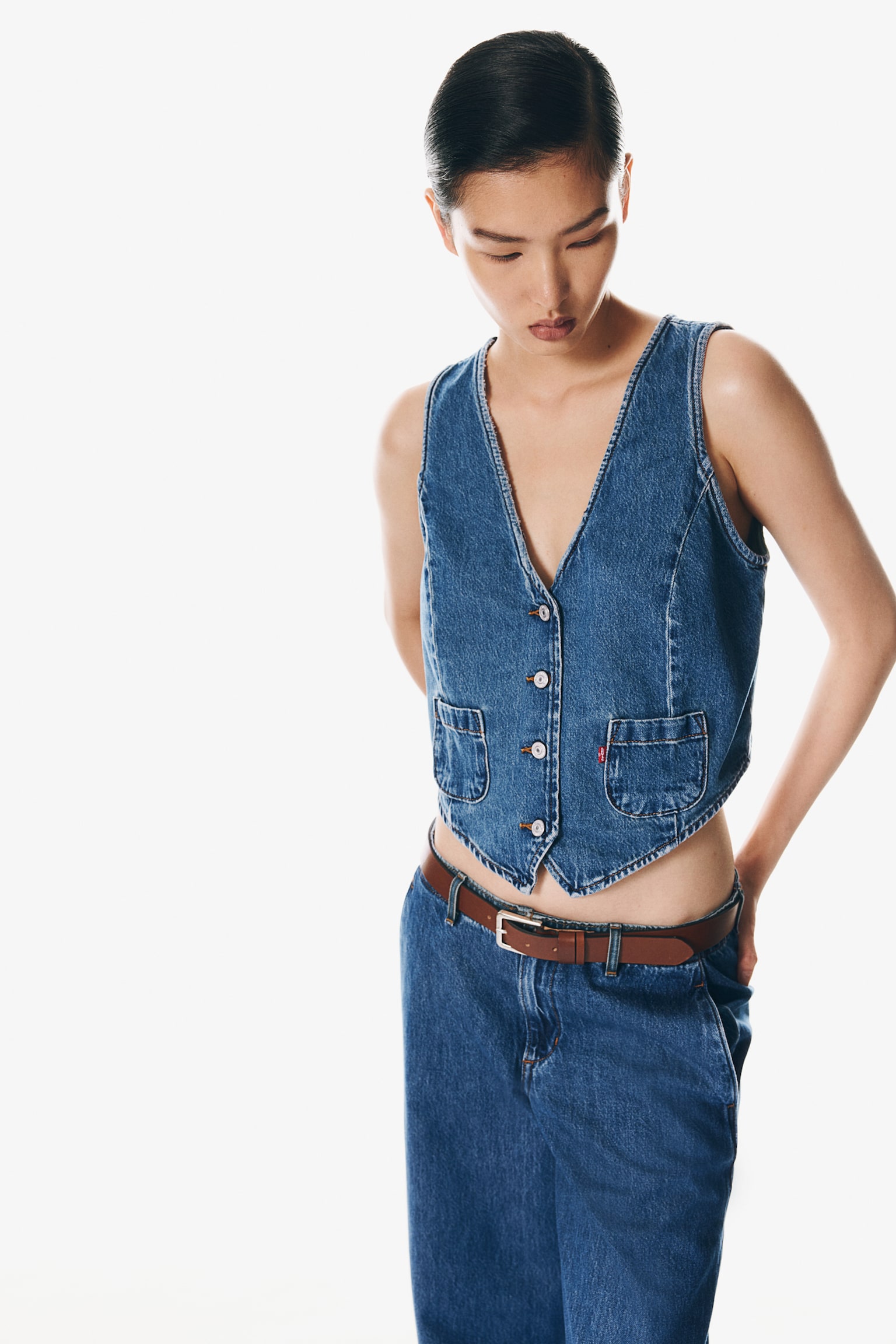 Tailored Vest Denim - Big Yikes - 5