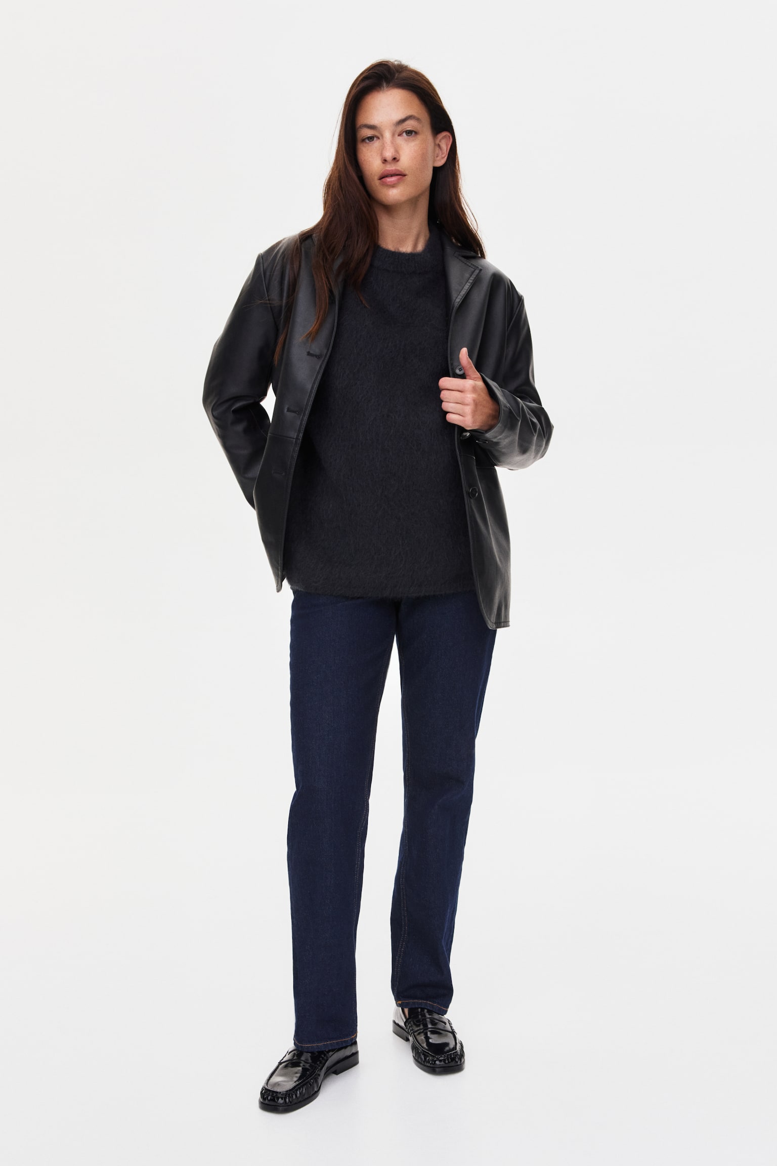 MAMA Straight jeans - Navy denim blue/Black/Dark denim blue/Denim blue/Dark denim grey/Black/Washed out/Cream/Denim blue - 6