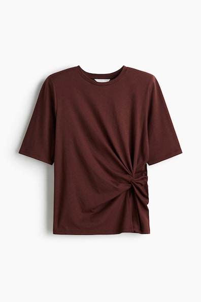 ツイストディテールTシャツ