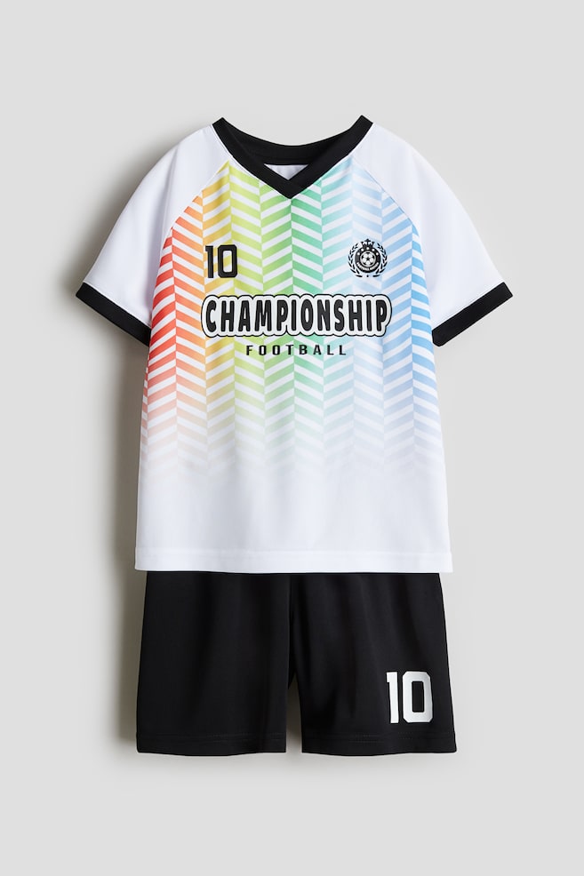 Voetbalset - Wit/Championship/Heldergroen/Goalie/Wit/Deutschland/Wit/Championship/Blauw/Italia/Rood/Portugal/Blauw/France/Lichtblauw/Argentina - 1