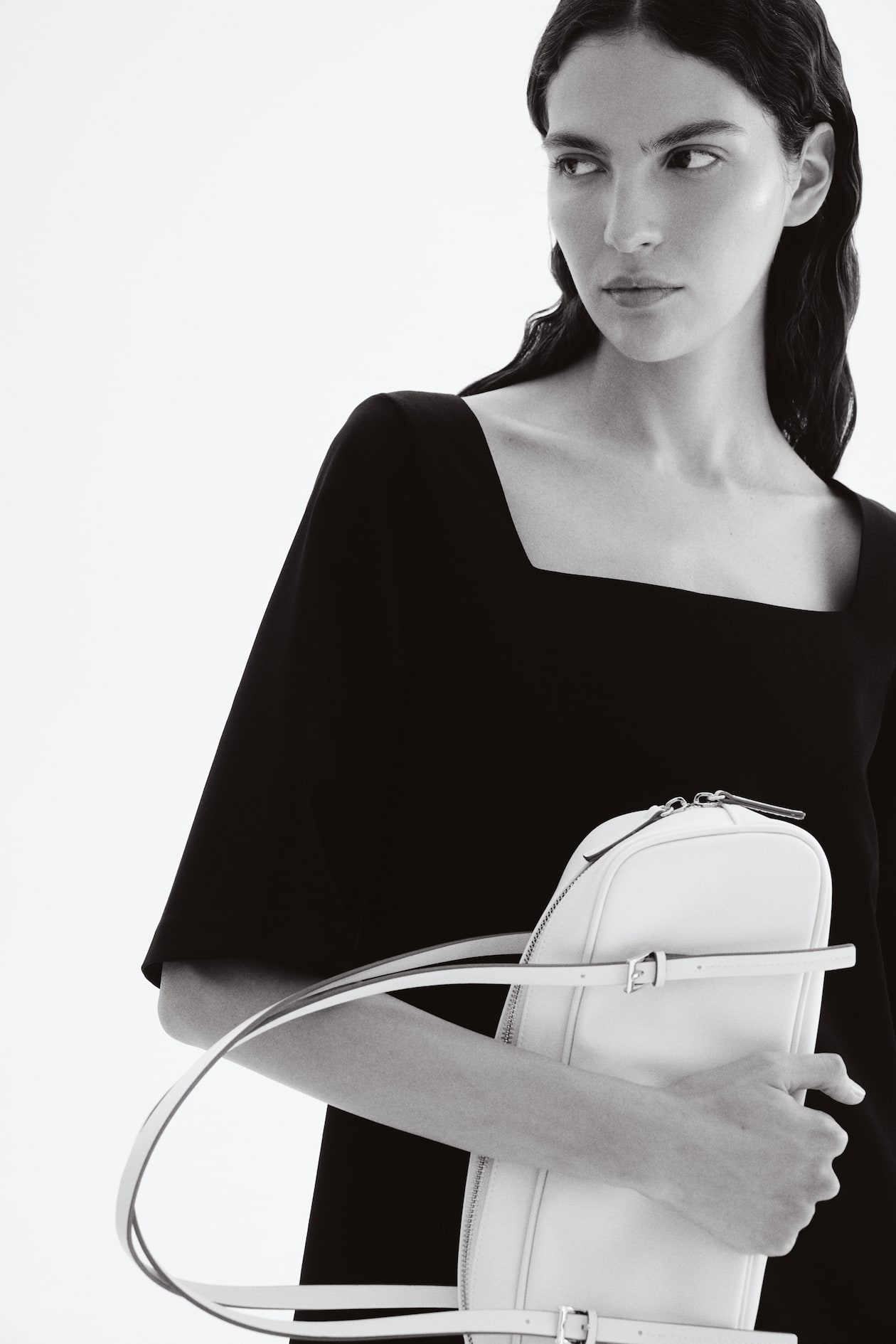 Twill Shift Dress - image 3