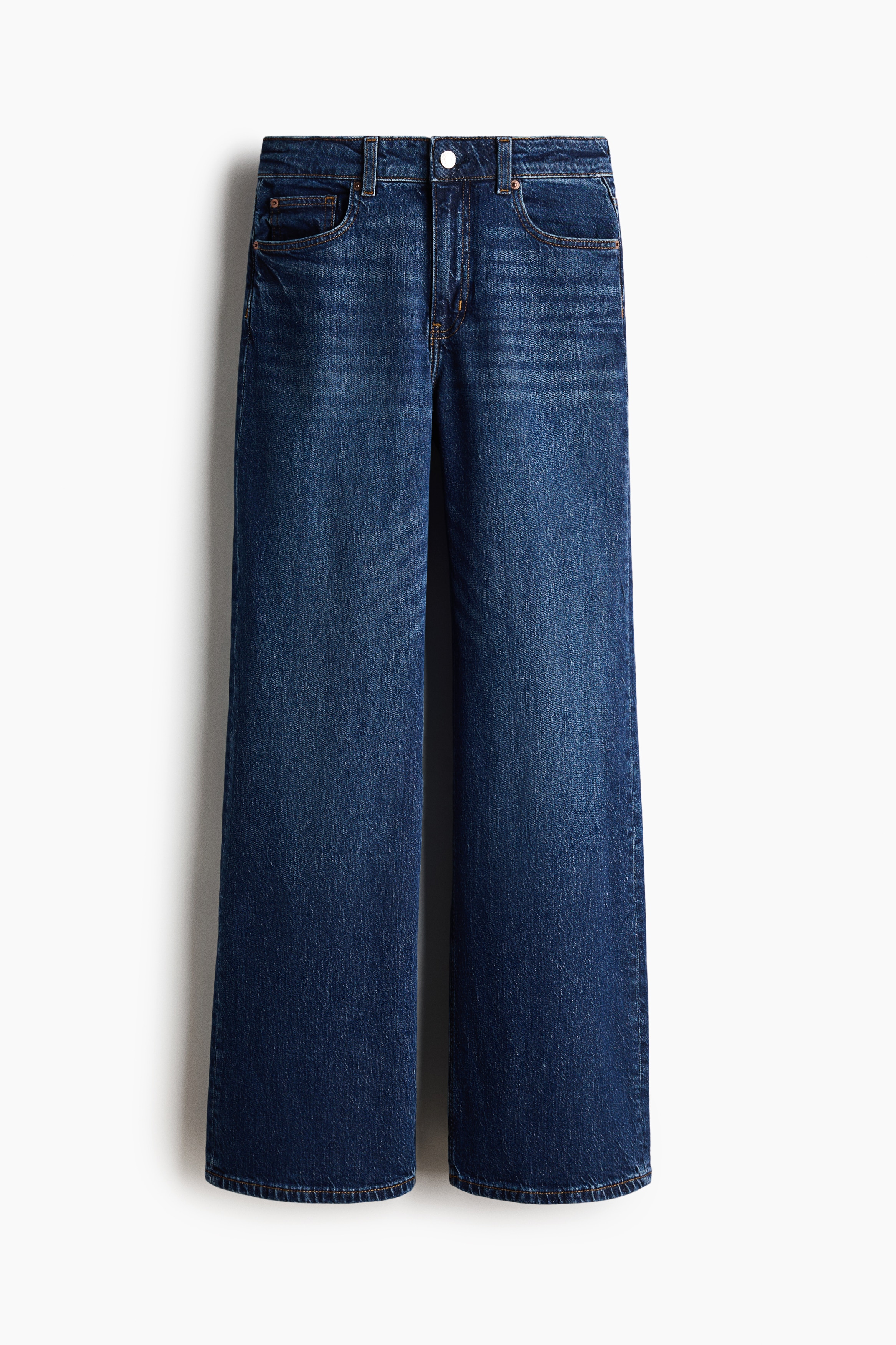 Wide High Waist Jeans - Denimblå/Mørk denimblå/Lys denimblå/Vasket denimblå/Mørk denimblå/Sort/Mørk denimblå/Hvid/Lys denimblå/Marinedenimblå/Lys denimblå/Lys denimblå/Hvid/Denimblå/Denimblå/Mørk denimgrå