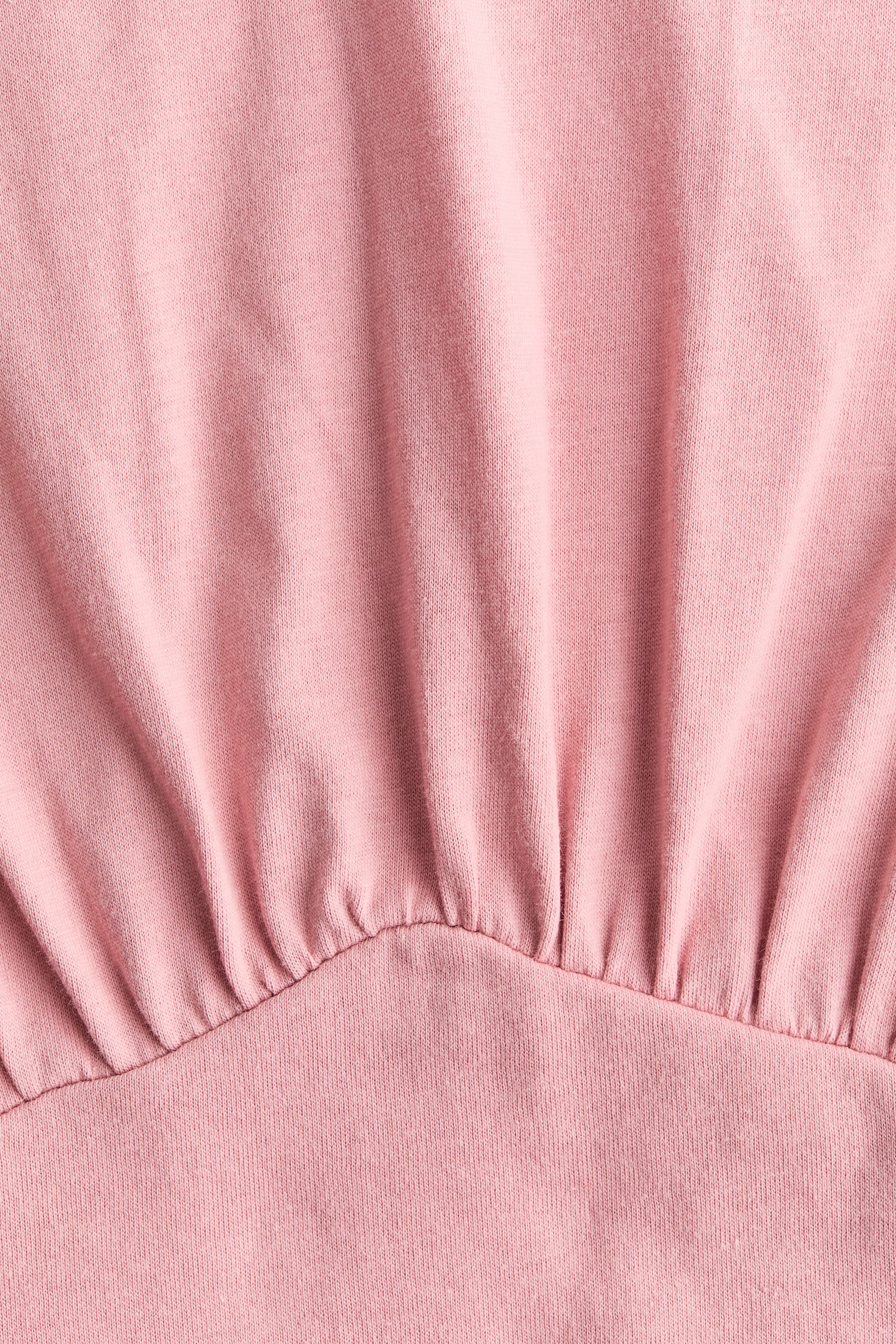 Áo bằng jersey có peplum - Màu hồng/Màu đỏ rượu/Màu trắng - 3