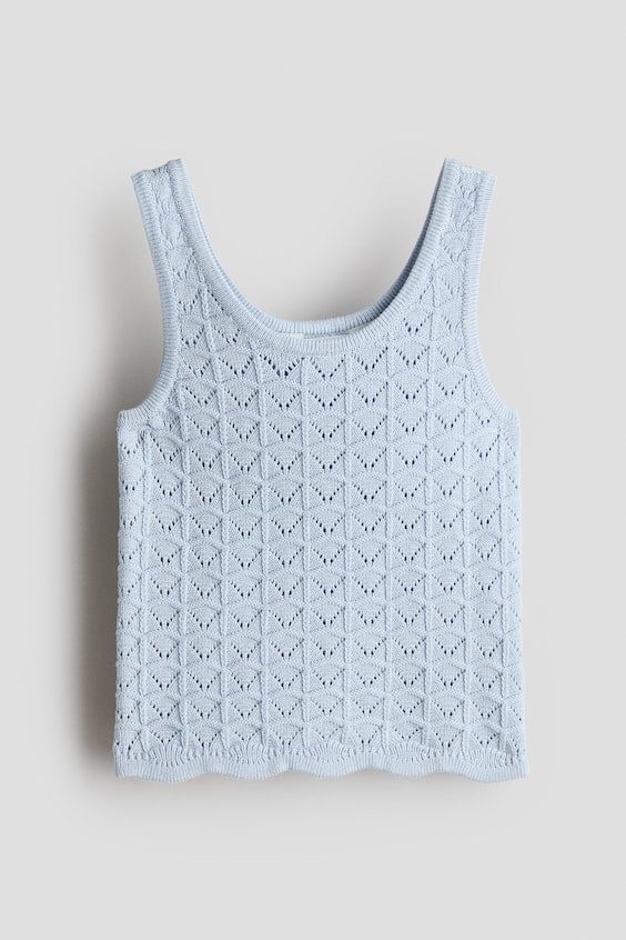 Детские топы H&M Pointelle-Knit Tank Top