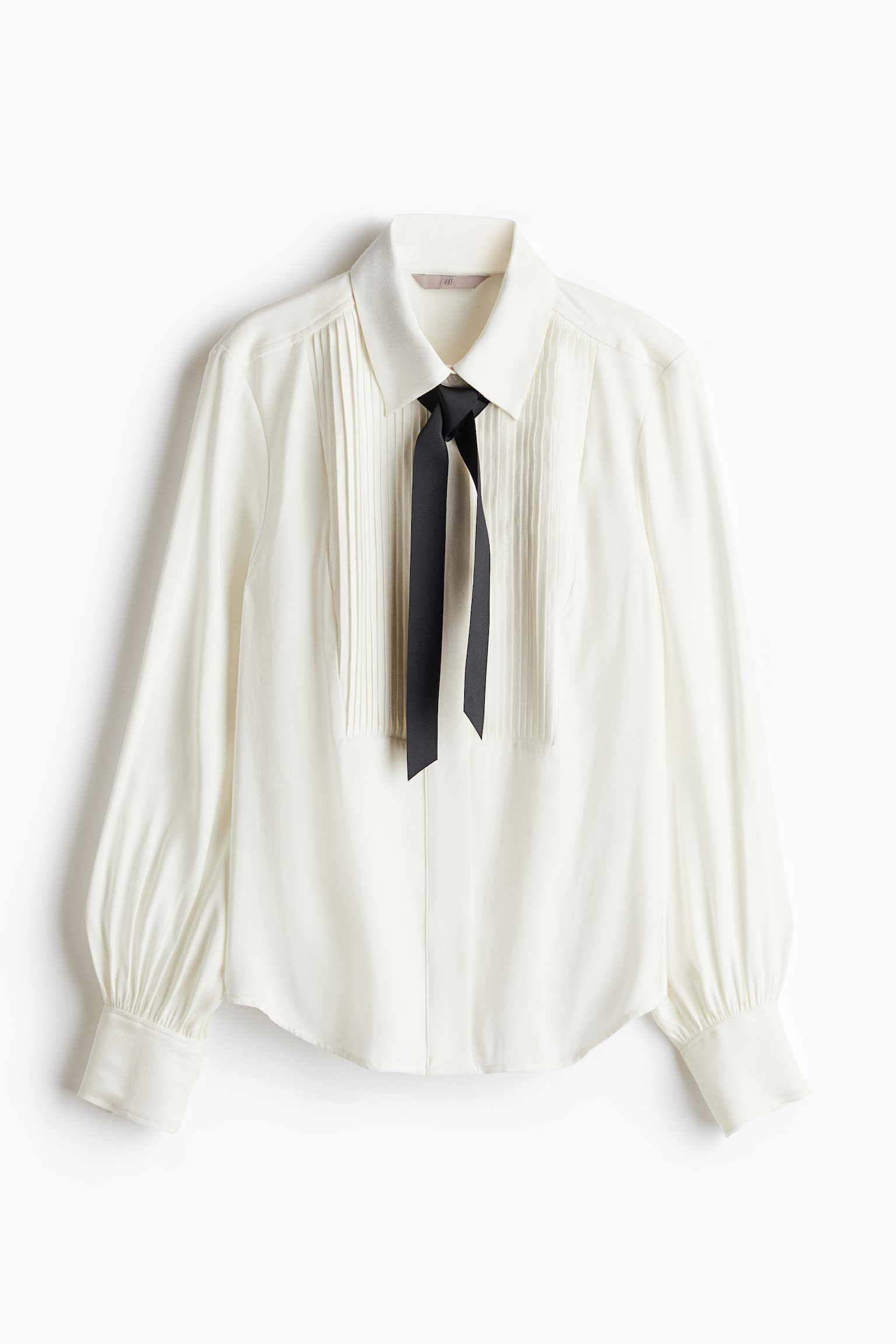 Tuxedo Style Shirt - White - 2