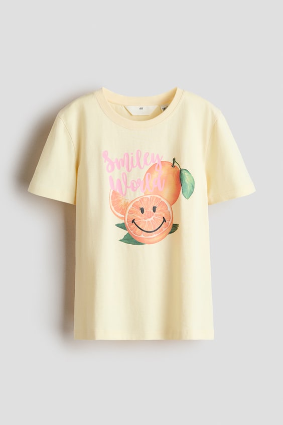 Детские футболки H&M Cotton T-Shirt with Printed Motif