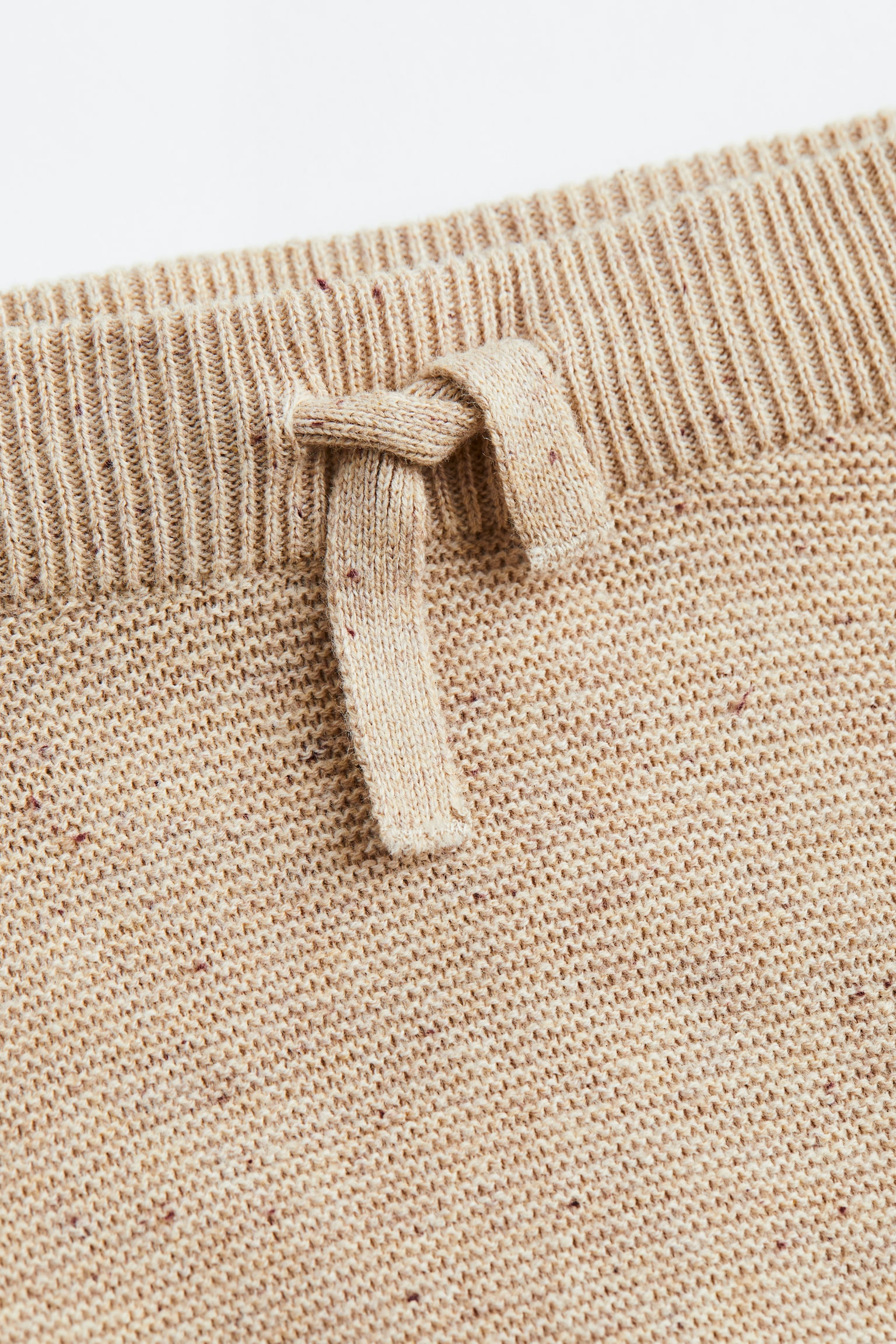 Knit Sweater and Pants Set - Beige/Block colour/Beige/Light grey/Beige/Grey stripe - 2