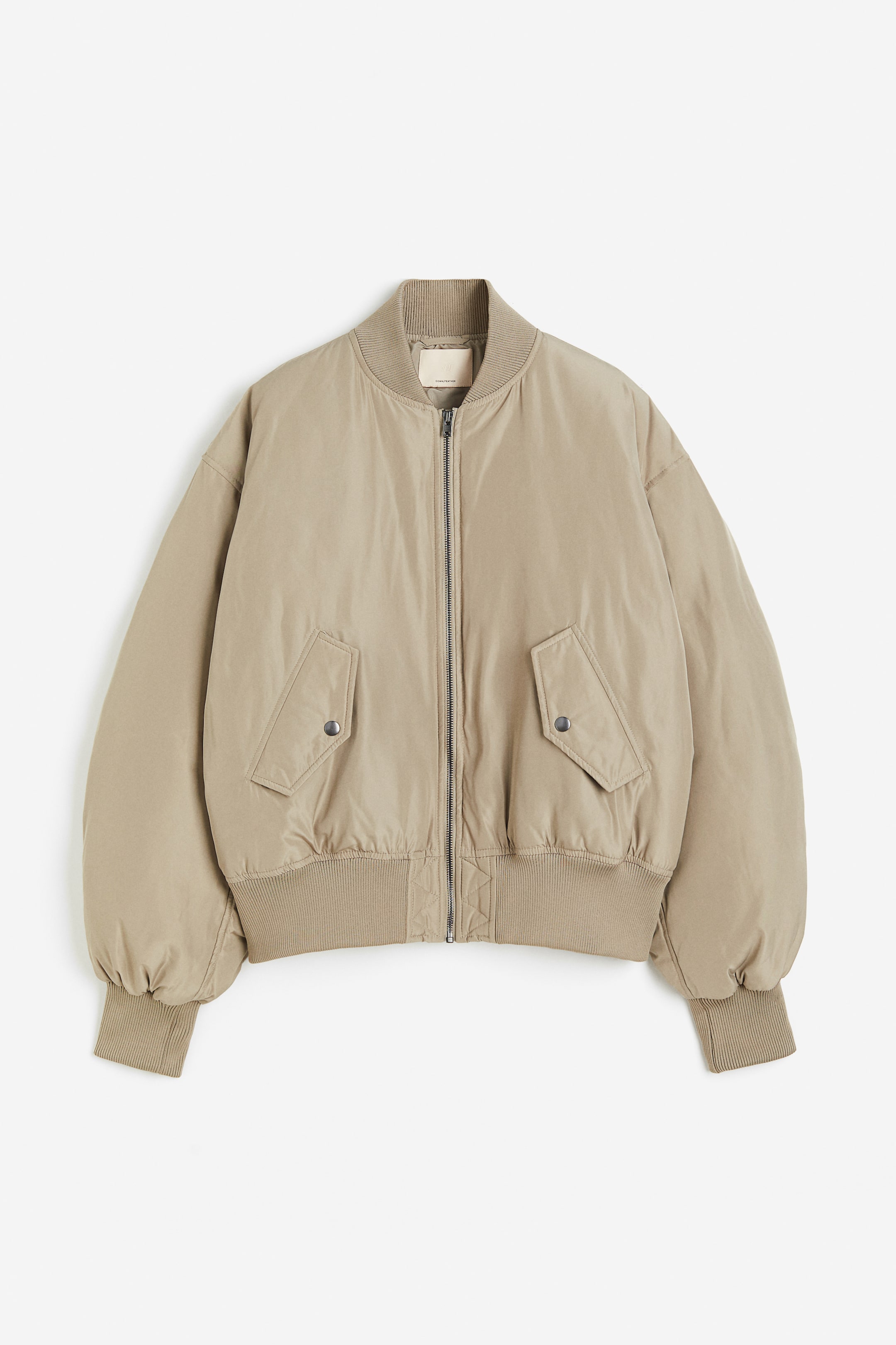 Oversized Down Bomber Jacket