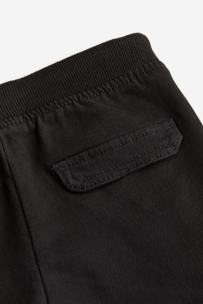 Pantalon cargo Slim Fit - Noir/Marron clair/Vert kaki foncé - 4