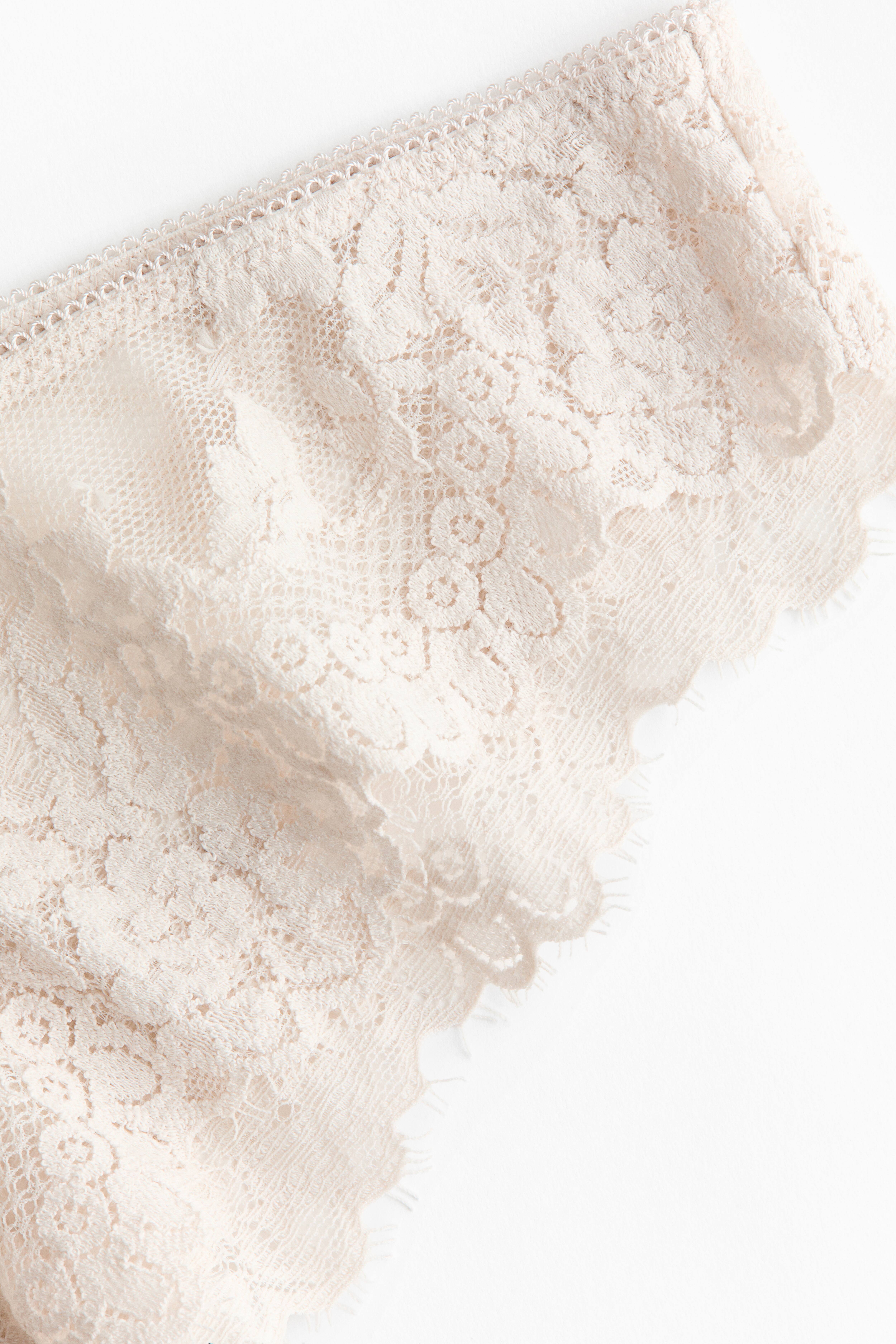 Lot de 2 culottes brésiliennes en dentelle