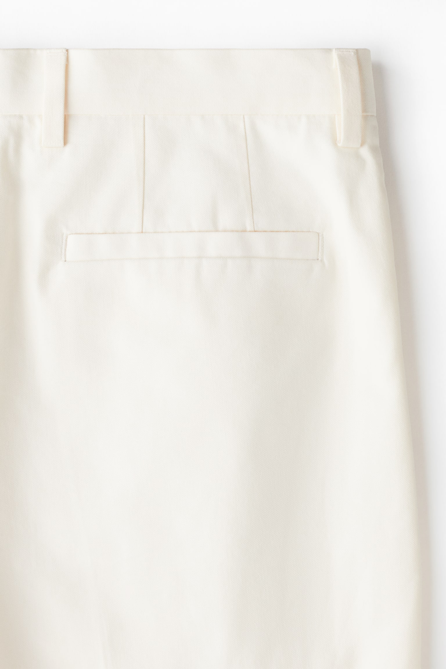 Relaxed Fit Twill bermuda shorts - Cream/Black