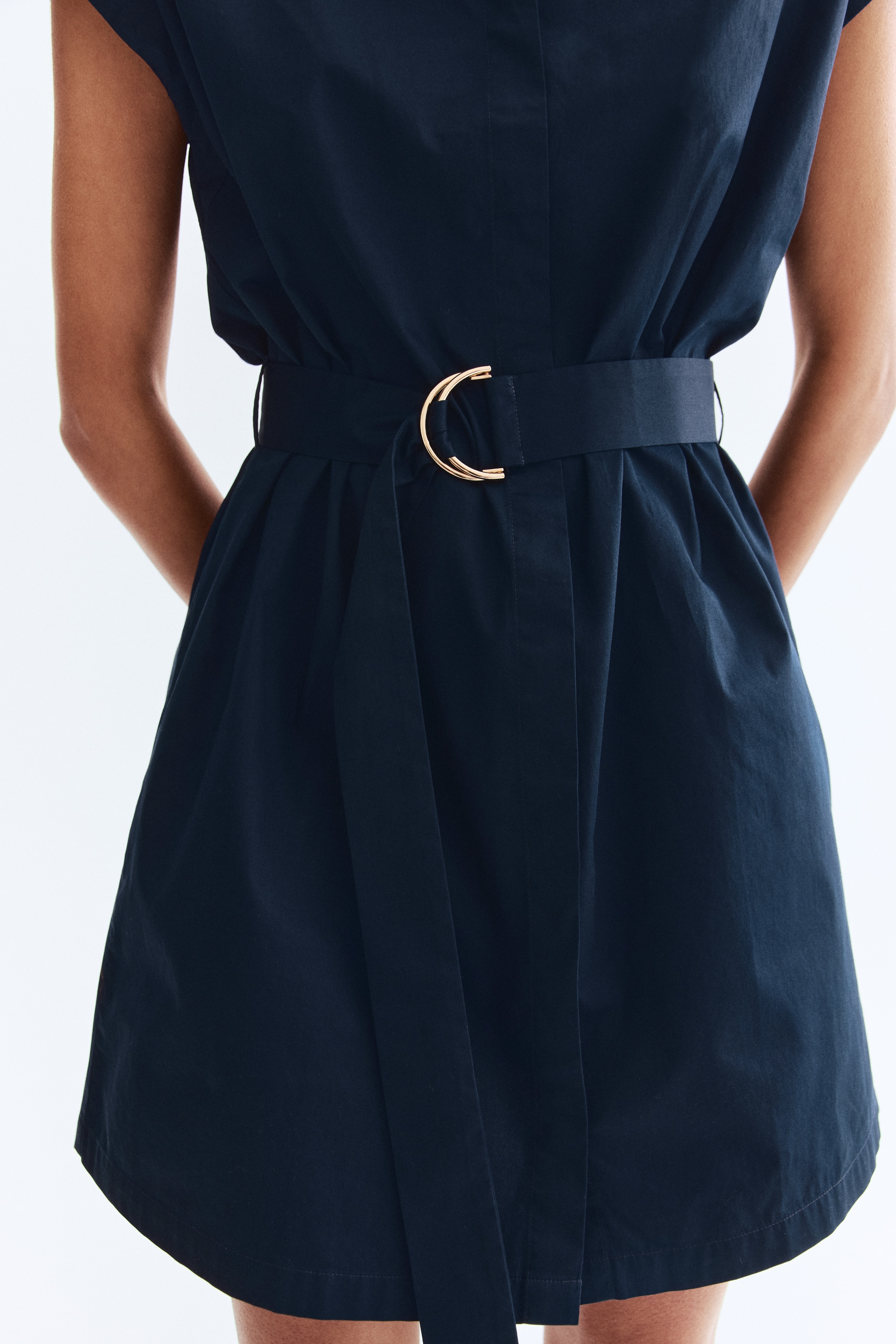 blue maxi dress outfit Greyson Womens Phoenix Belted Shirt Dress Bluestone XS main image 0