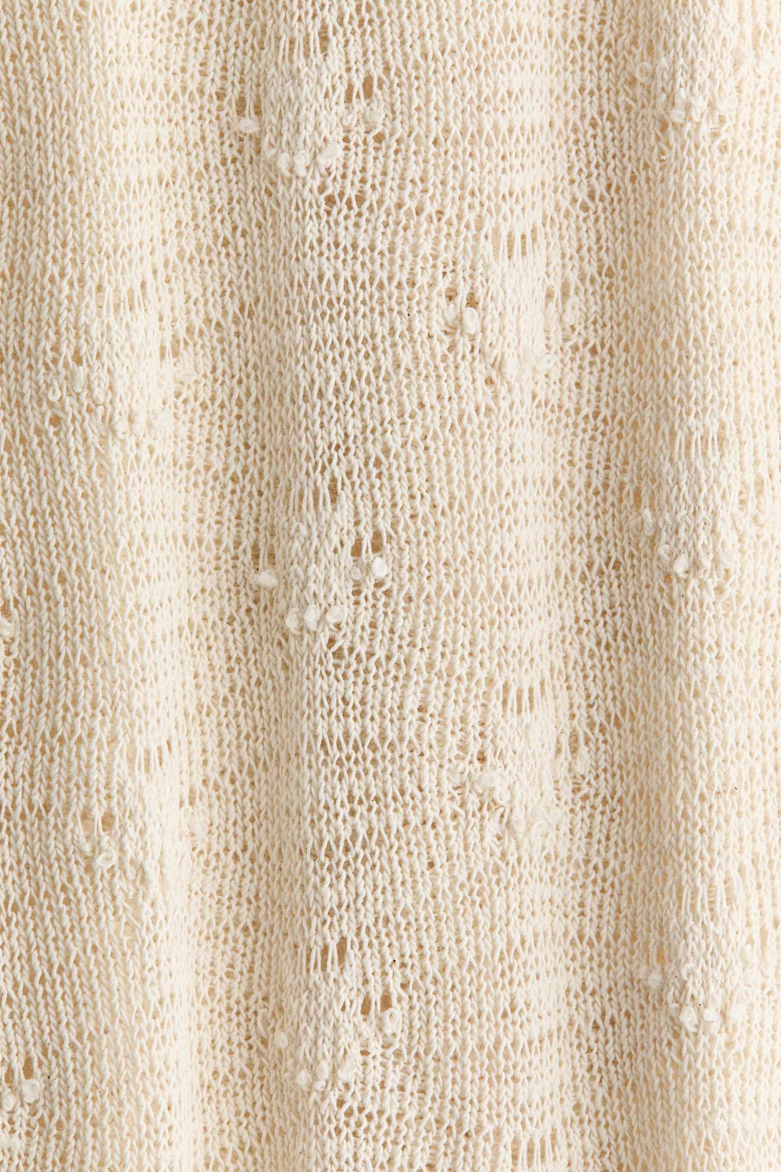 Женское платье H&M Crochet-Look Low-Back, цвет: Светлый бежевый — фото 6