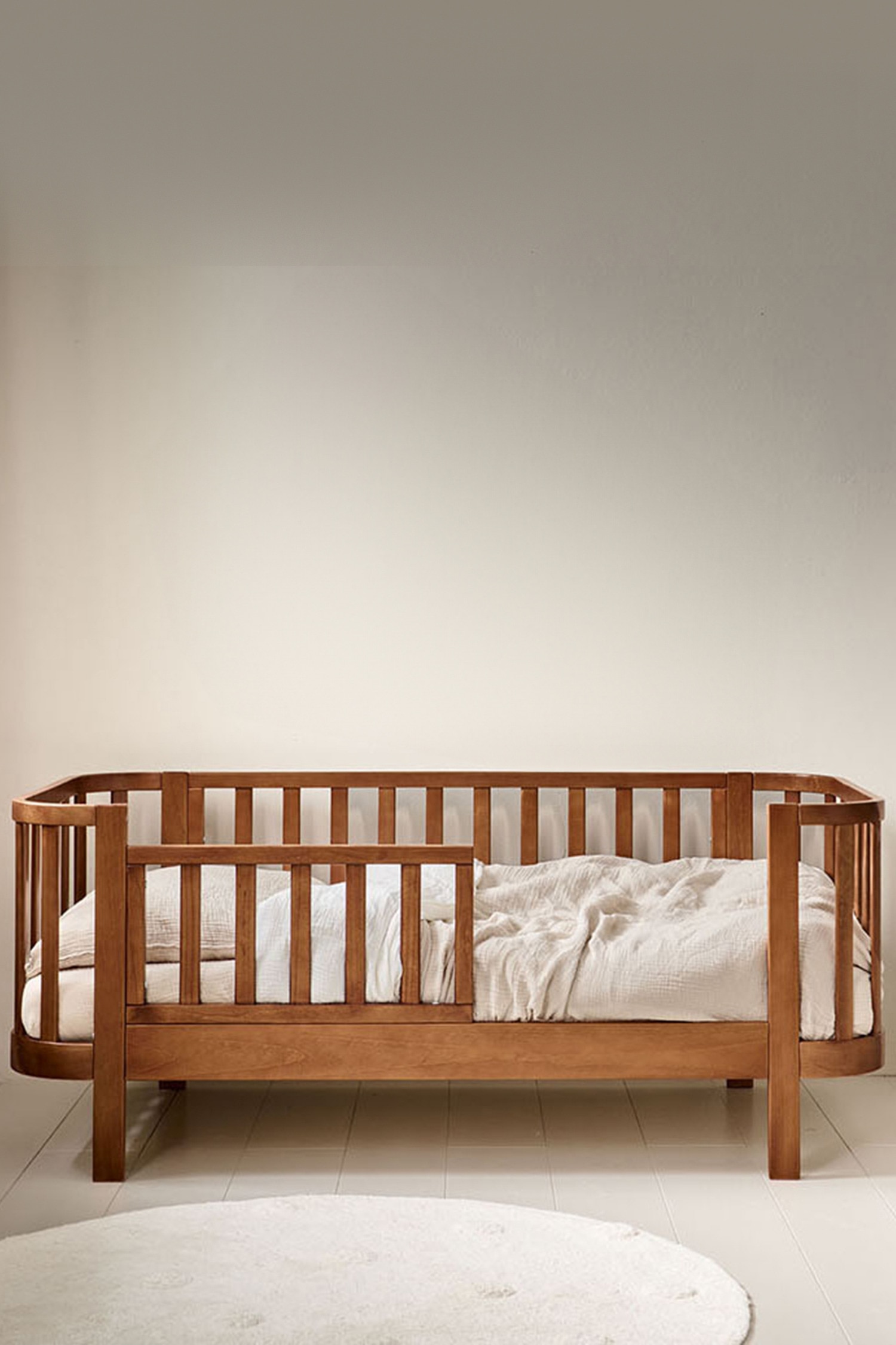 Lit Enfant Ovale - Cocoon - Noyer