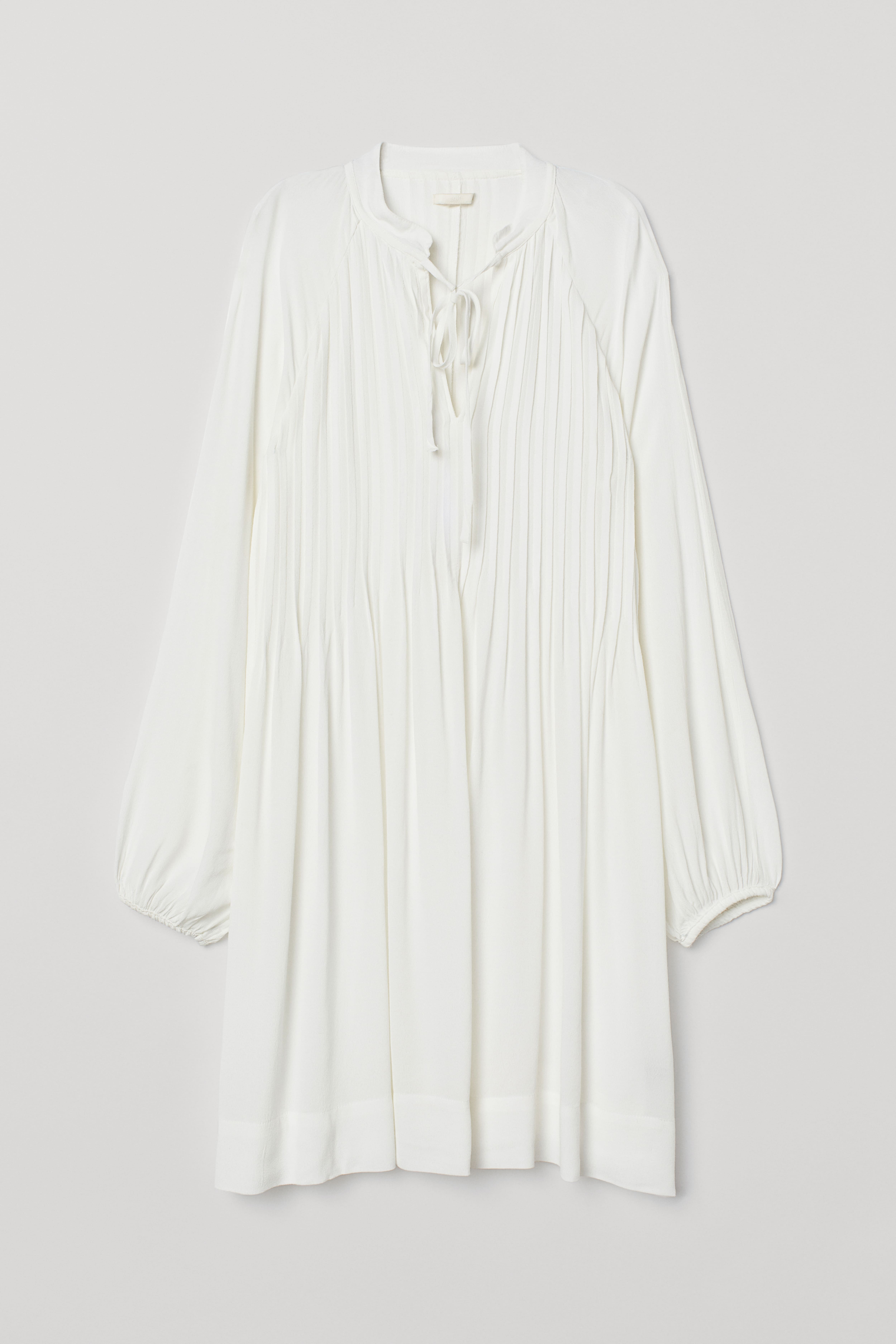 H&m white tunic dress best sale