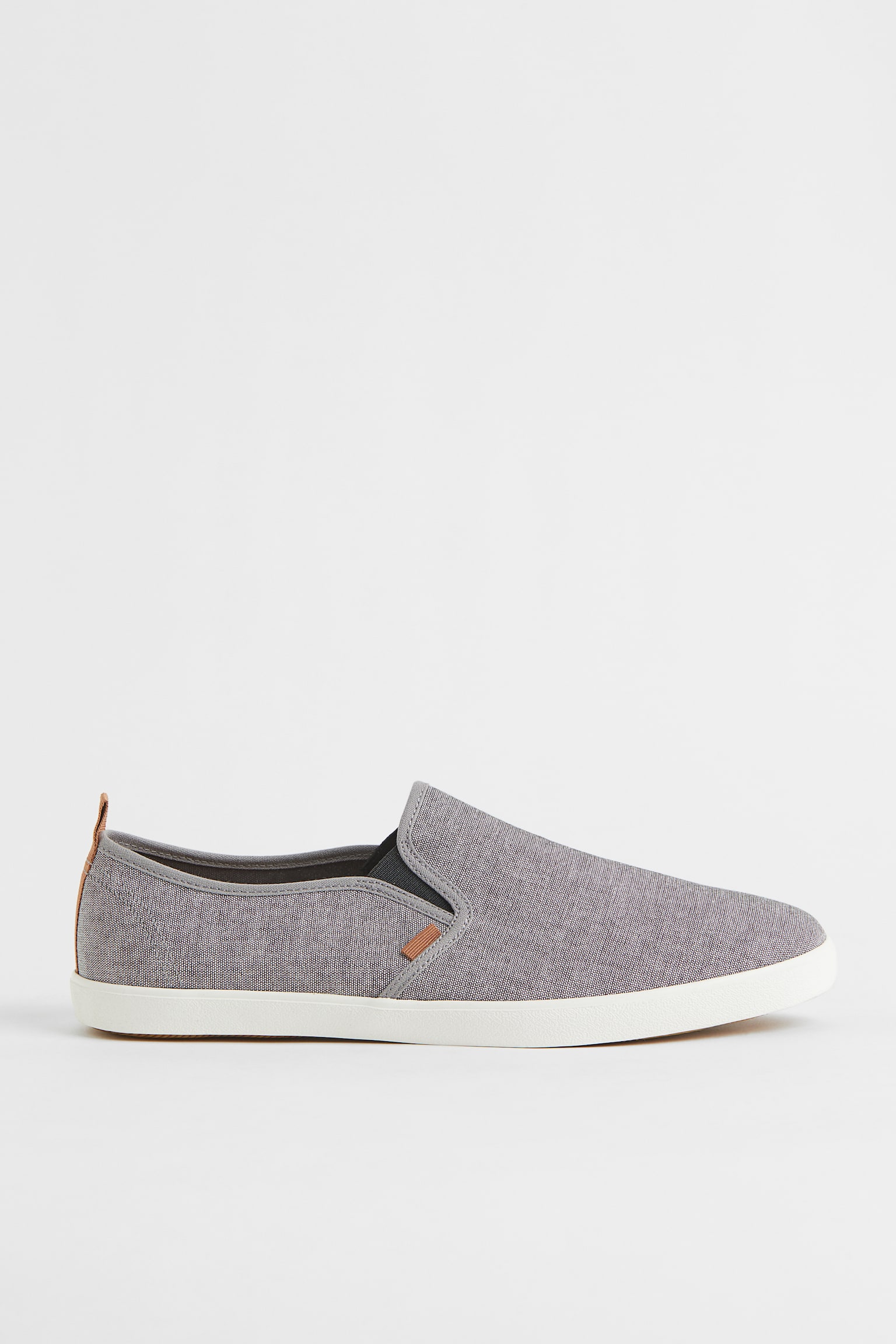 Slip On Sneakers - Grey/Light beige/Dark turquoise/Black - 1