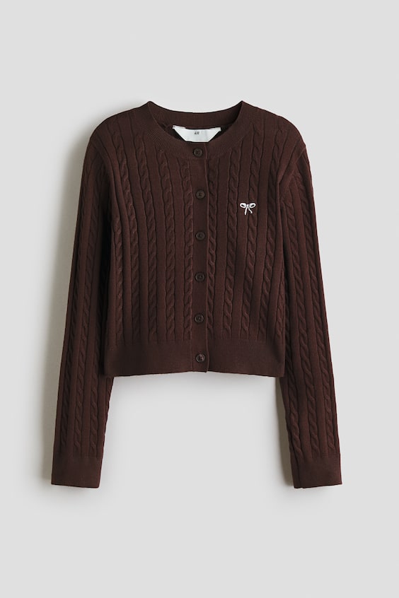Детские кардиганы H&M Cable-Knit Cardigan