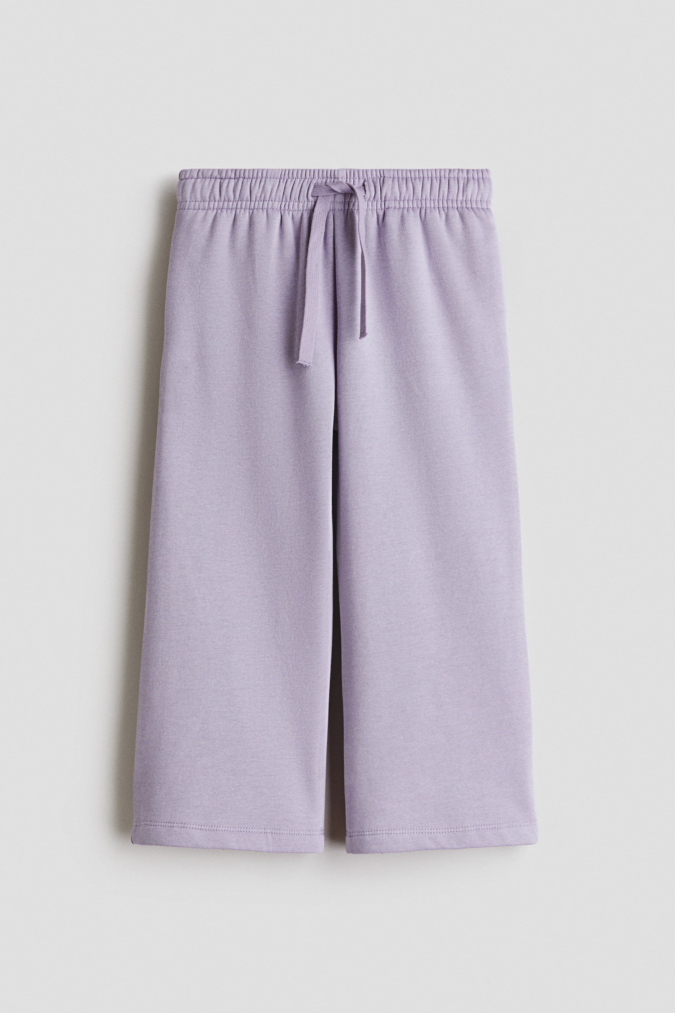 View larger image: Wide-leg brushed-inside joggers - Light purple - Kids | H&M 1